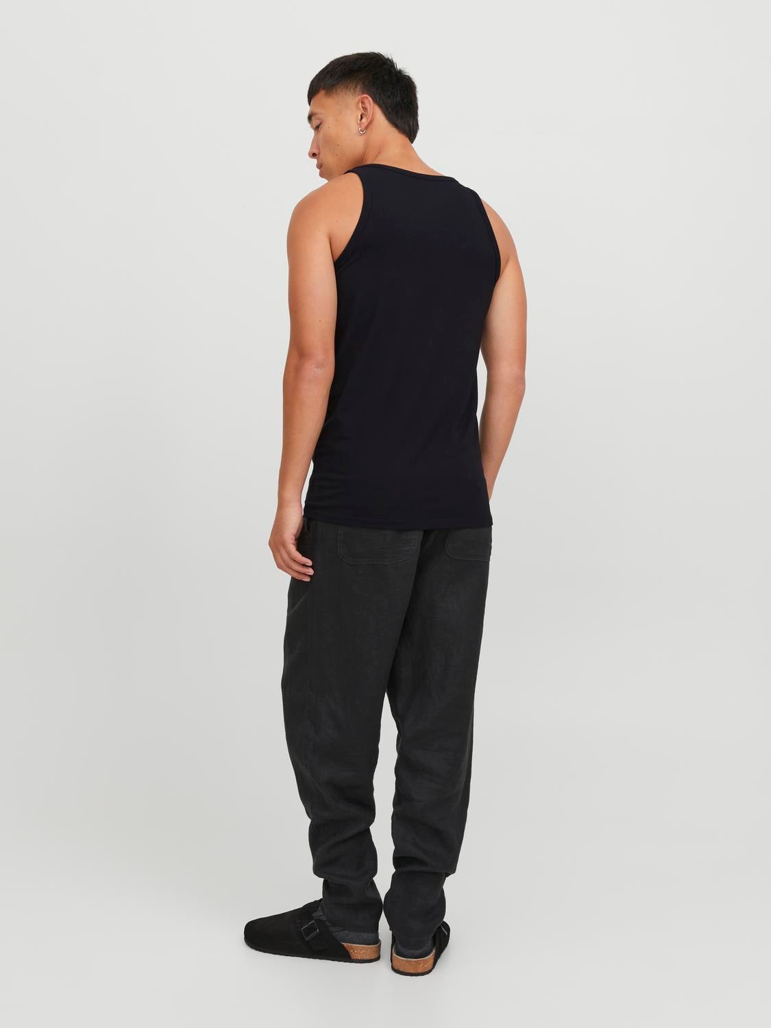 Stretch Fit O-Neck Tank Top | Jack & Jones