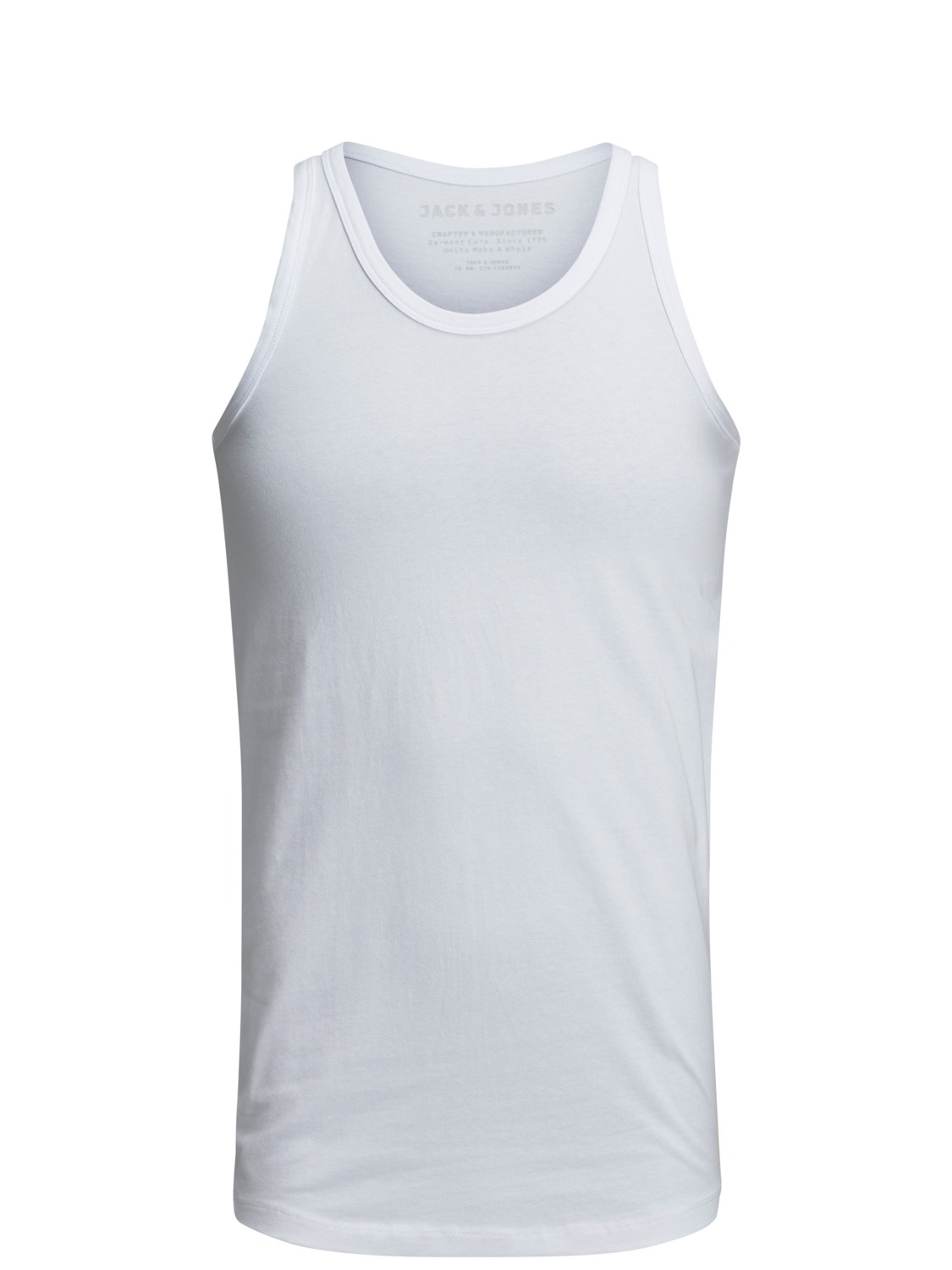 Jack & Jones Camisole Col rond Coupe extensible -White - 12074784