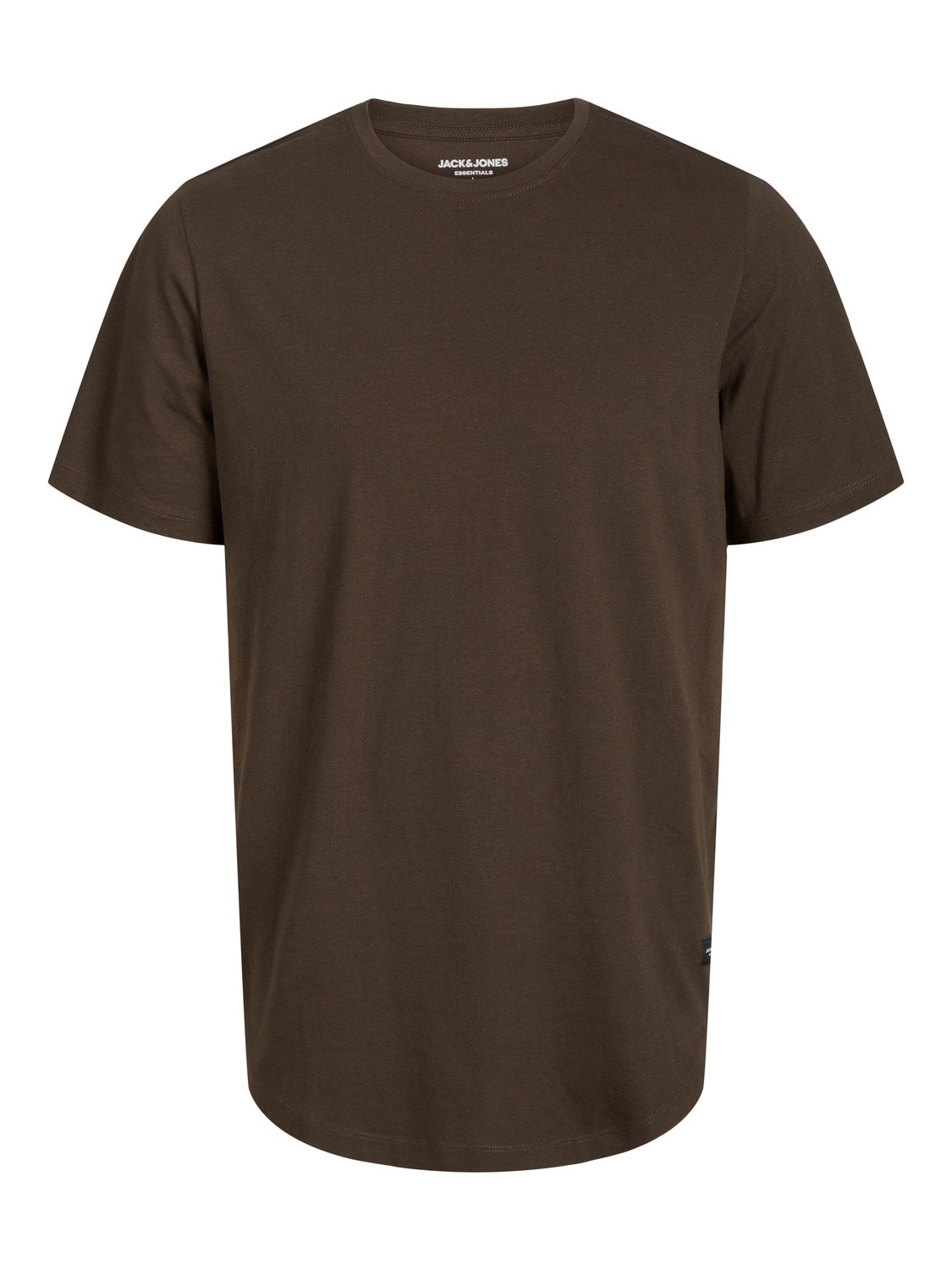 Jack & Jones Long Line Fit O-Neck Noa T-Shirt -Mulch - 12113648