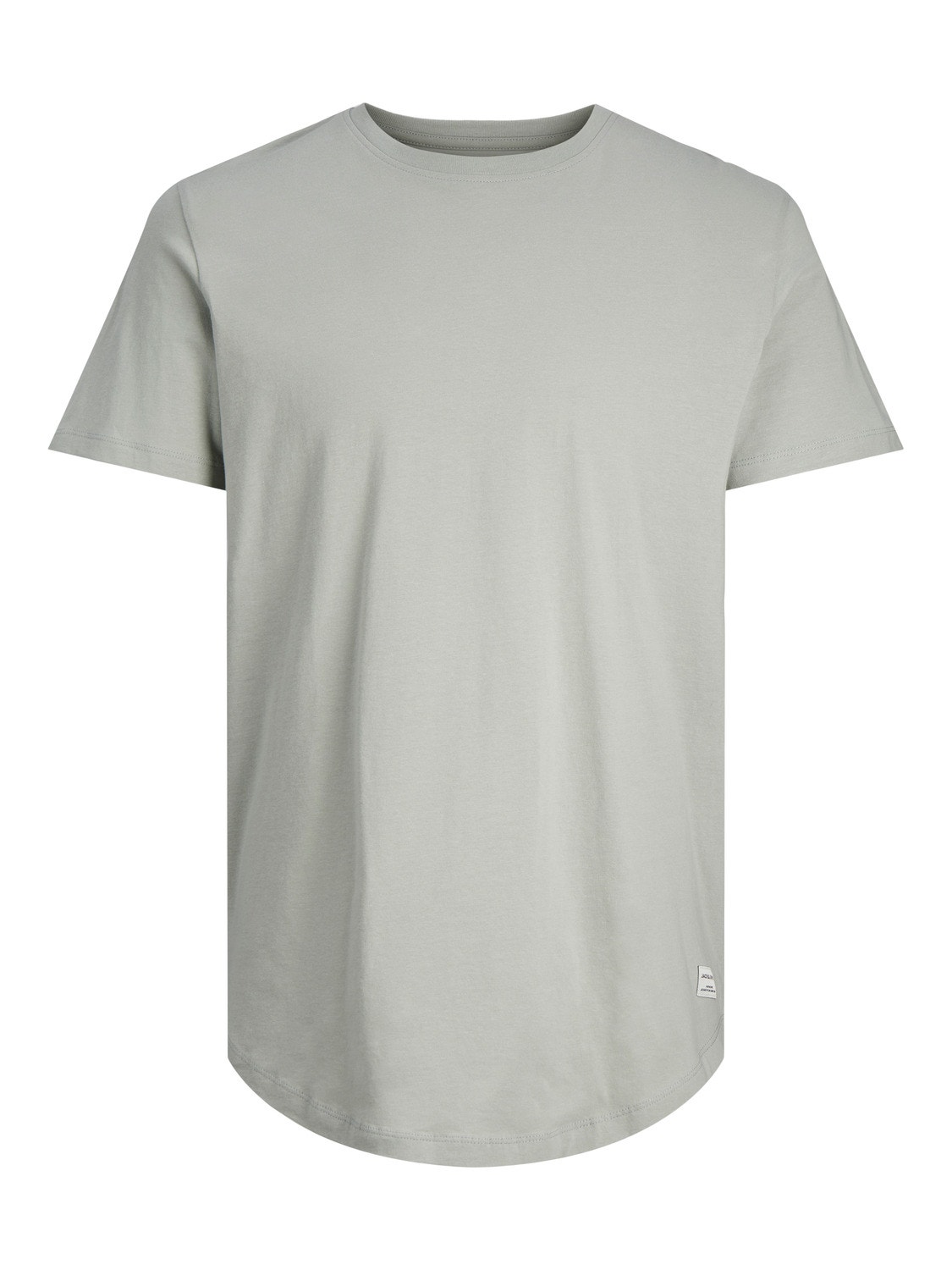 Jack & Jones T-shirt Noa Col rond Coupe longue -Wrought Iron - 12113648