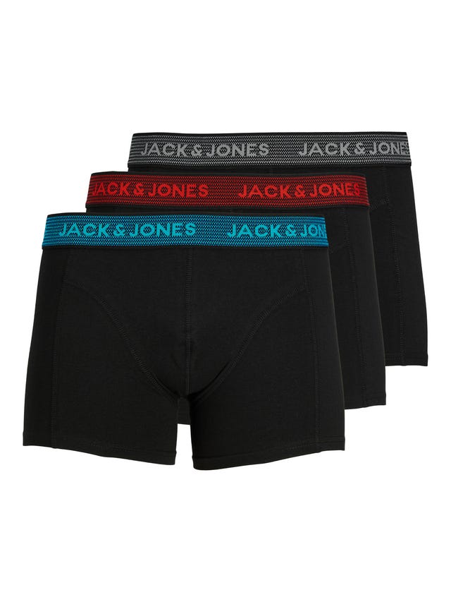 Jack & Jones 3-pack Plain Boxers - 12127816