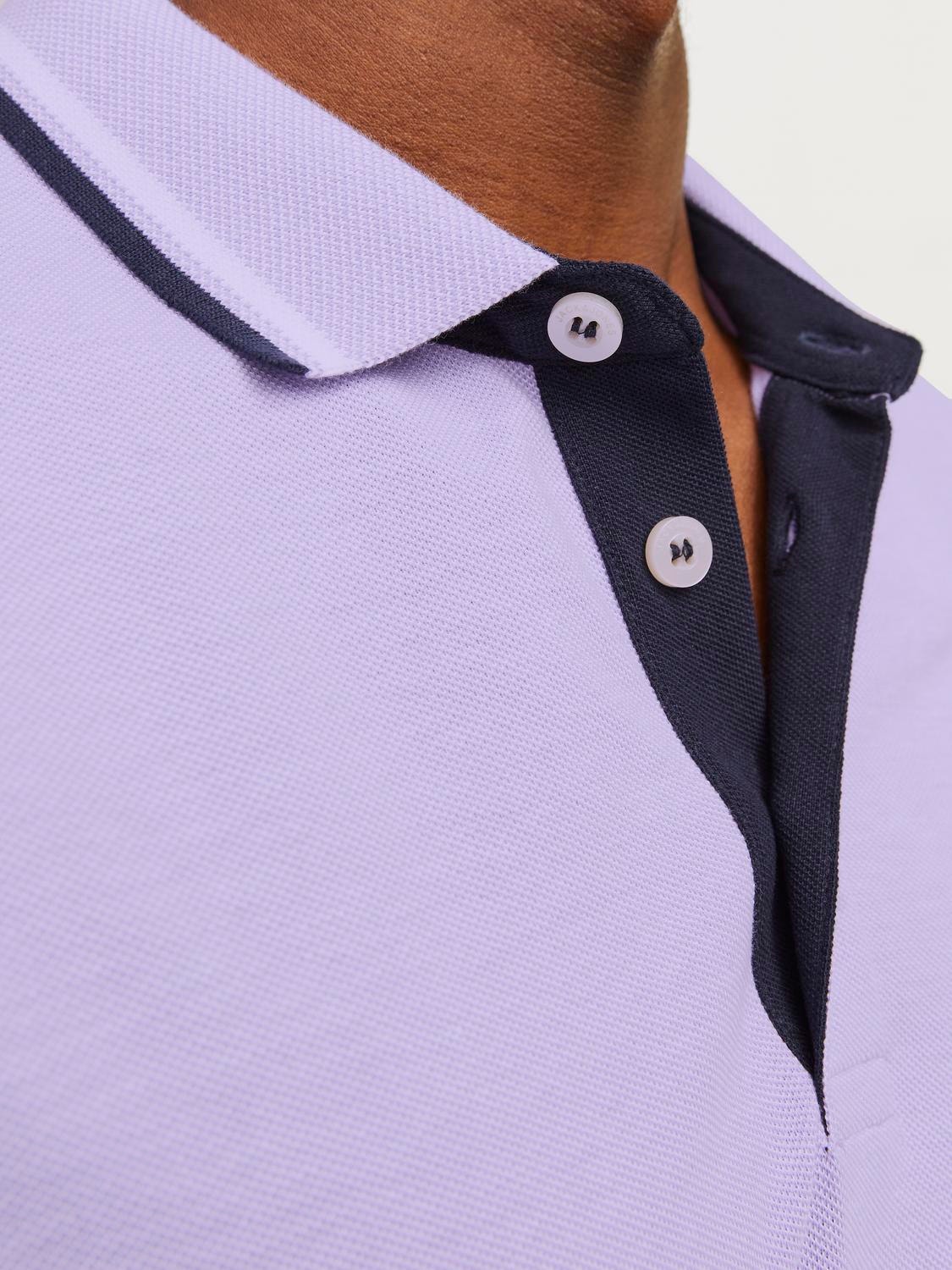 Jack & Jones Slim Fit Flat collar Polo -Purple Rose - 12136668