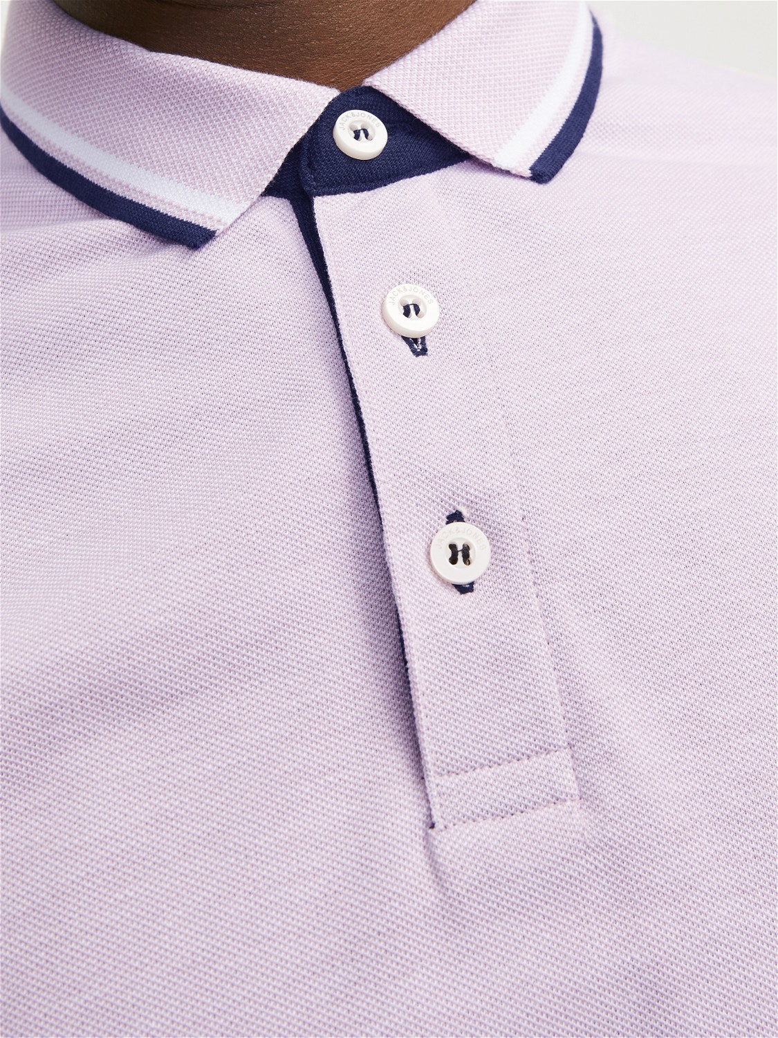 Jack & Jones Slim Fit Flat collar Polo -Pink Nectar - 12136668