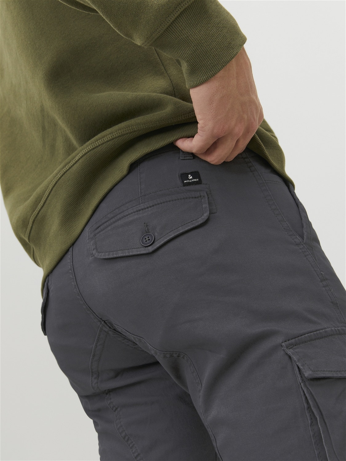 Jack & Jones Slim Fit Pants -Asphalt - 12140326