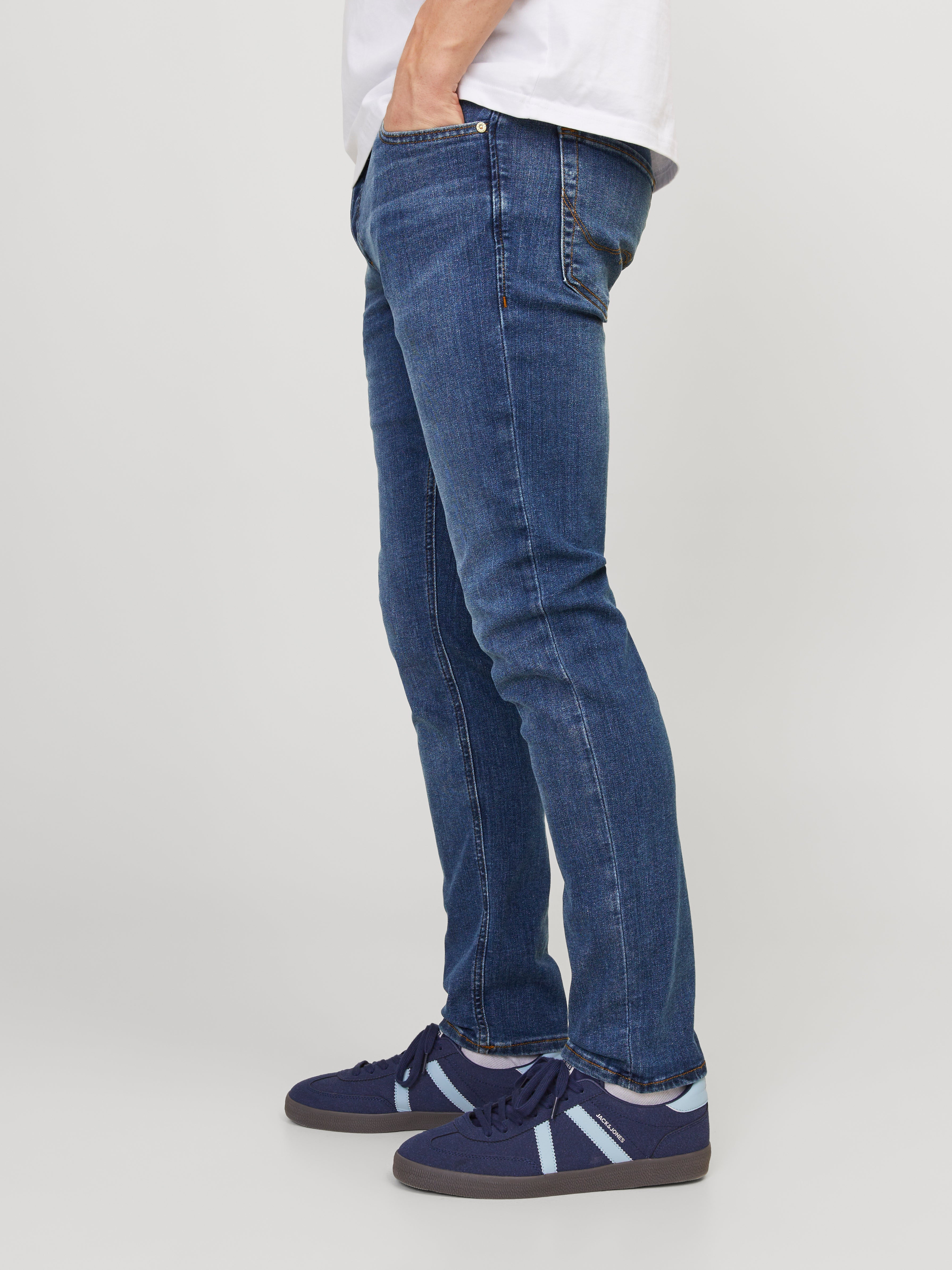 GLENN 814 Slim Fit Jeans | Medium Blue | Jack & Jones®