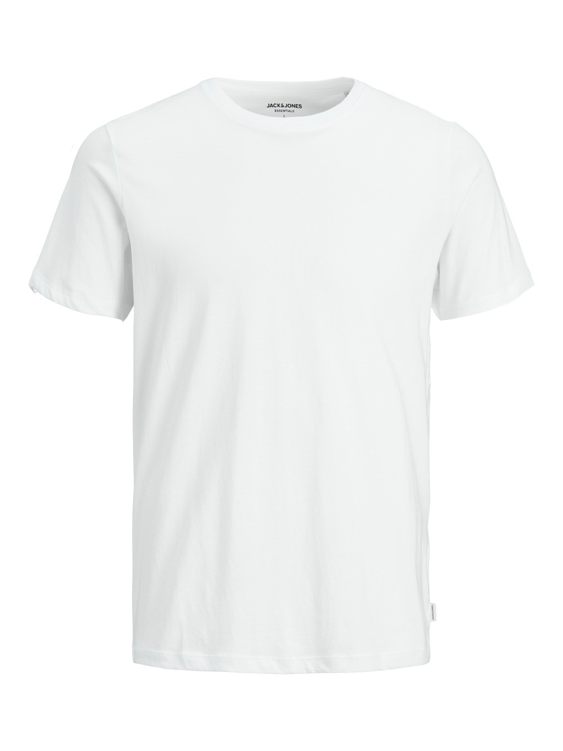 Jack & Jones T-shirt Col rond Coupe régulière -White - 12156101