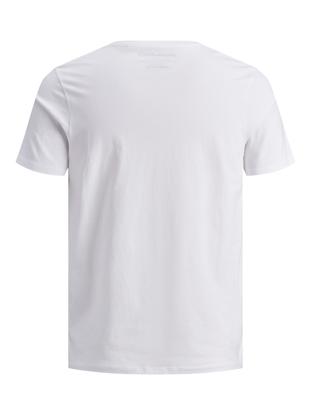 Jack & Jones T-shirt Col rond Coupe régulière -White - 12156101