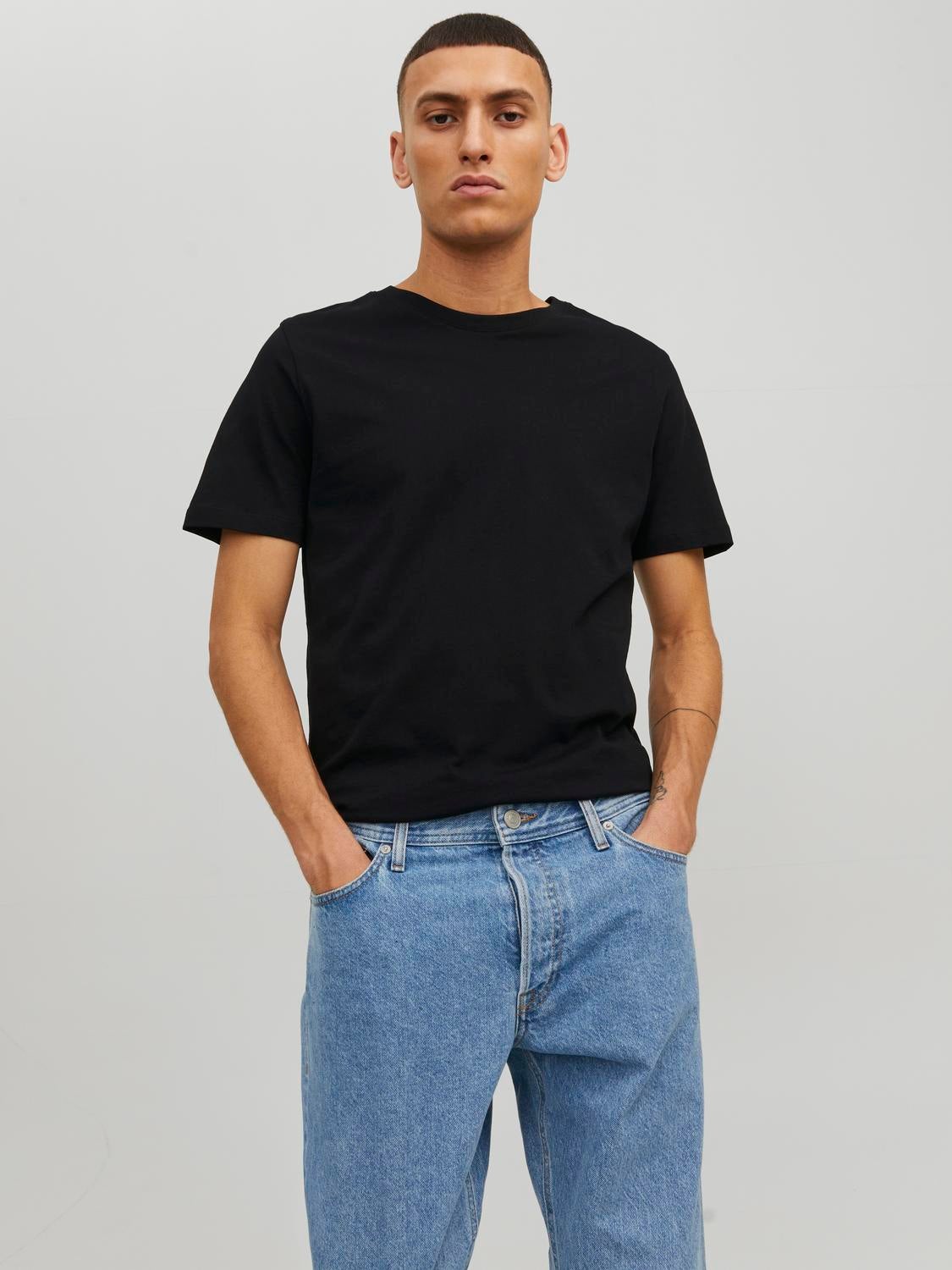 Blue black t shirt best sale