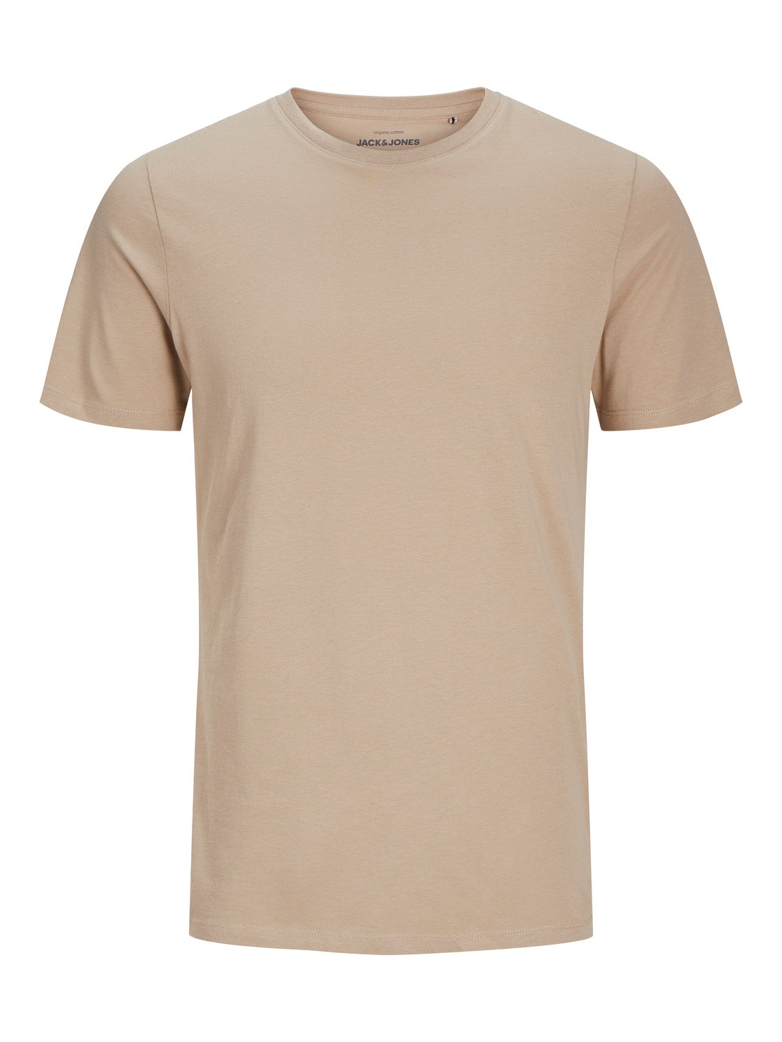 Jack & Jones Standard Fit O-Neck T-Shirt -Crockery - 12156101