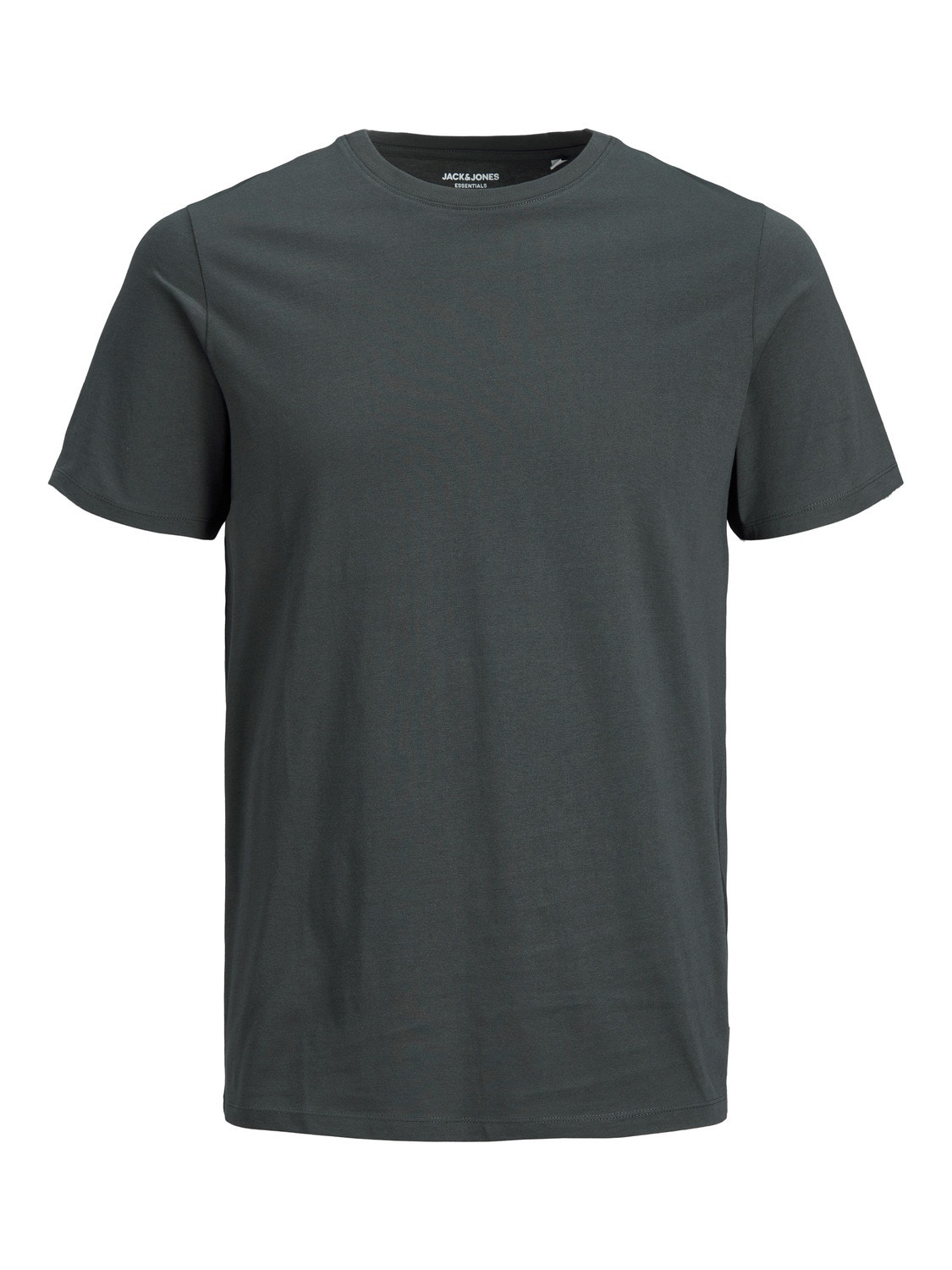 Jack & Jones Standard Fit O-Neck T-Shirt -Asphalt - 12156101
