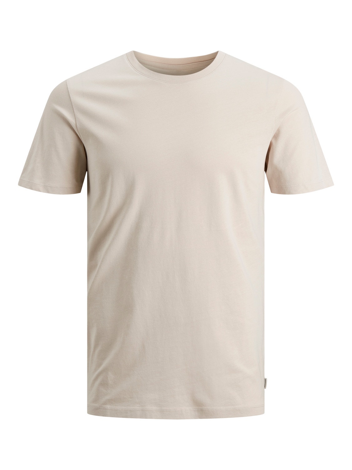 Jack & Jones Standard Fit O-Neck T-Shirt -Moonbeam - 12156101