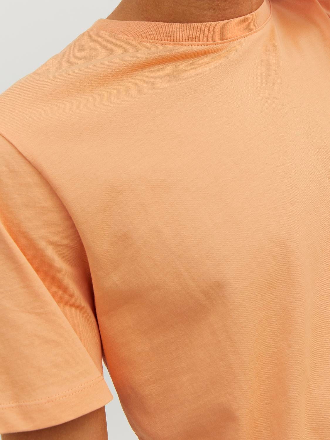 Jack & Jones Standard Fit O-Neck T-Shirt -Pumpkin - 12156101