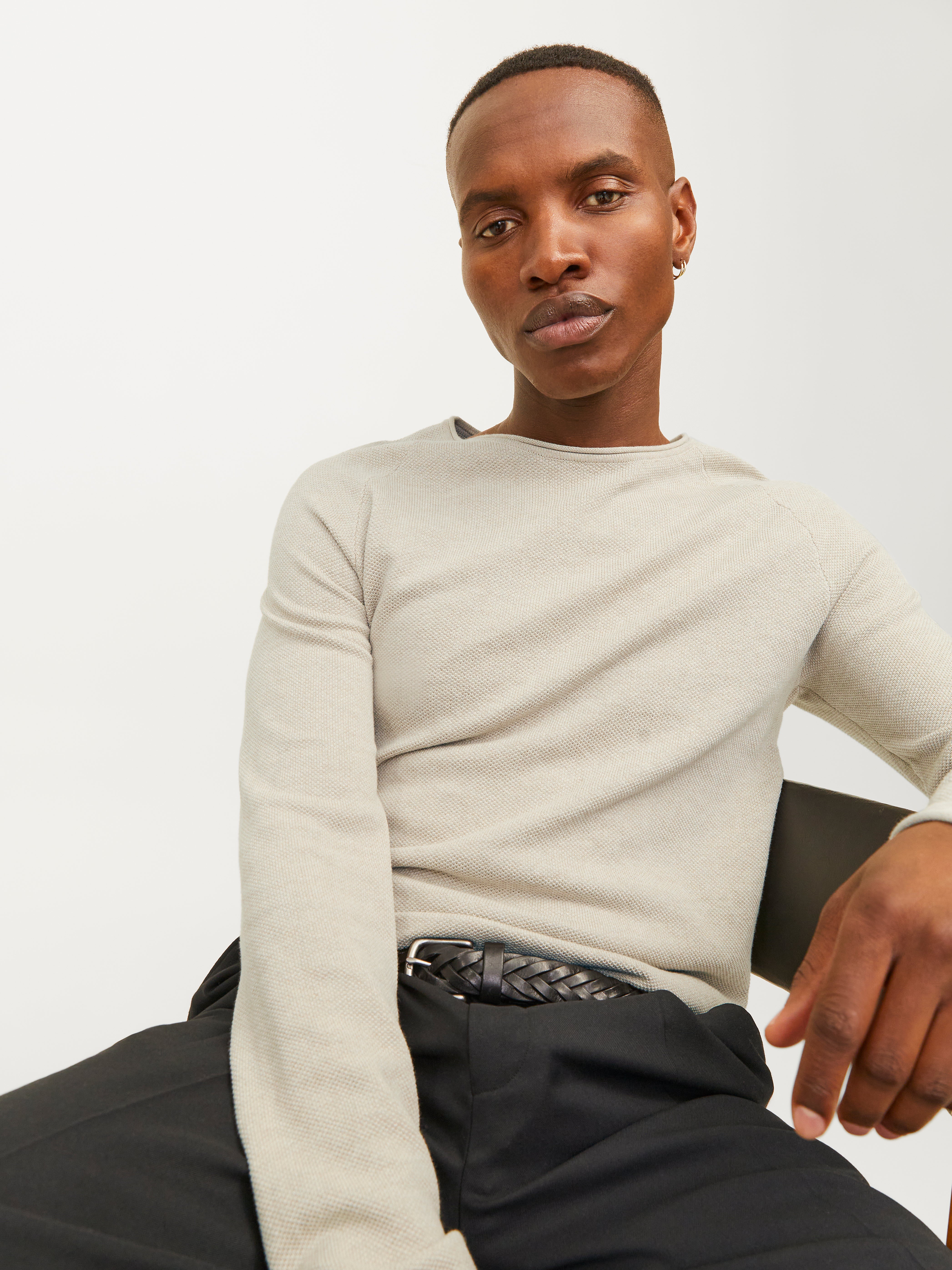 Regular Fit O-Neck Hill Sweater | Jack & Jones