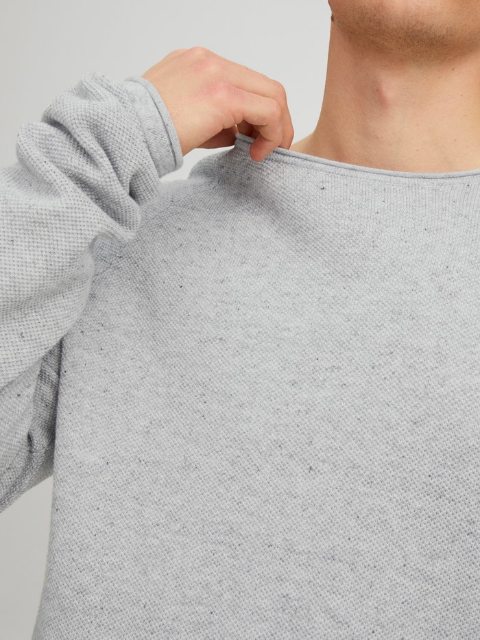 JACK & JONES Jcomason Maglione Uomo Lavorato A Maglia – Scollo Rotondo, Casual E Pratico