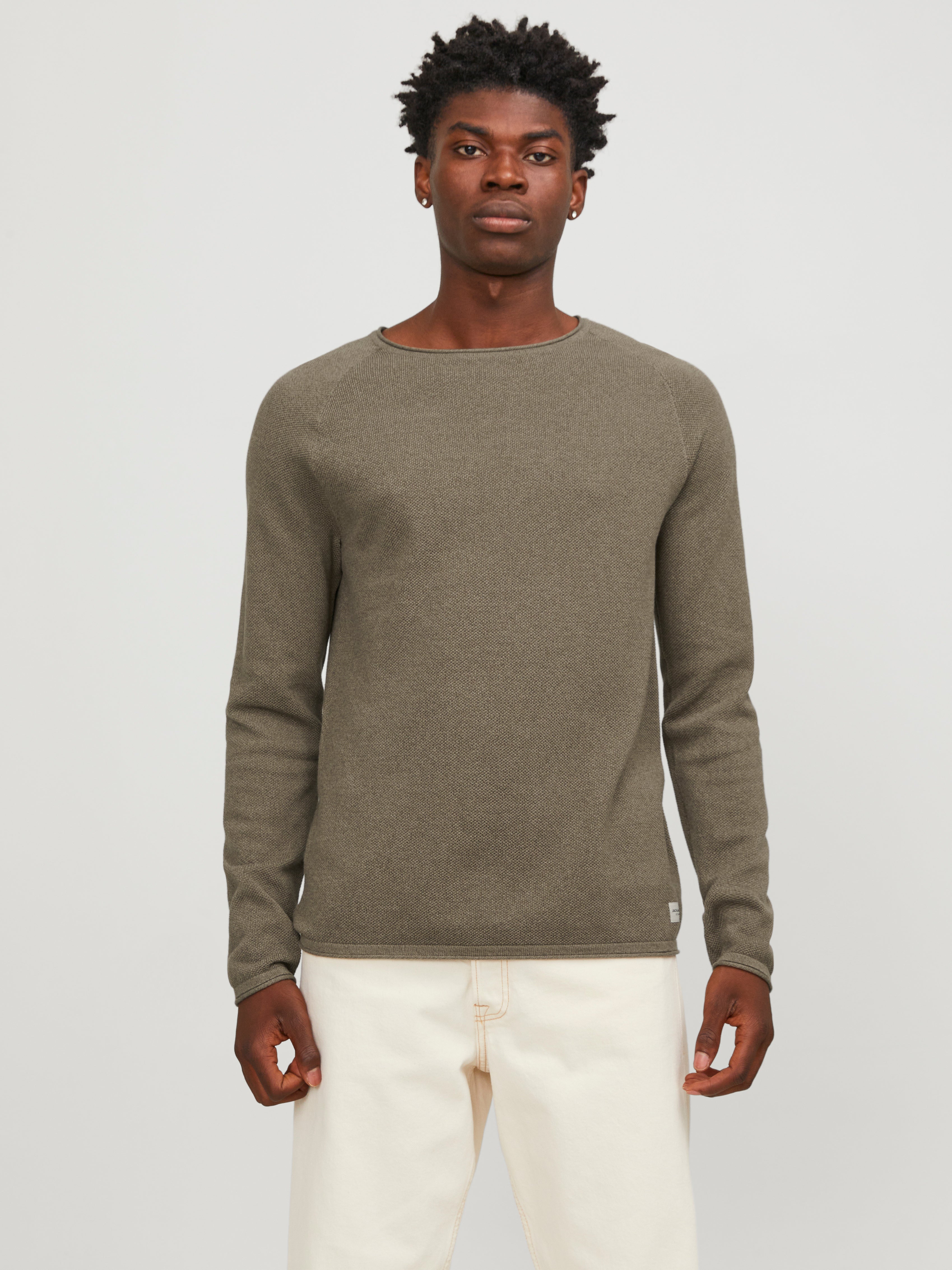 Regular Fit O-Neck Hill Sweater | Jack & Jones