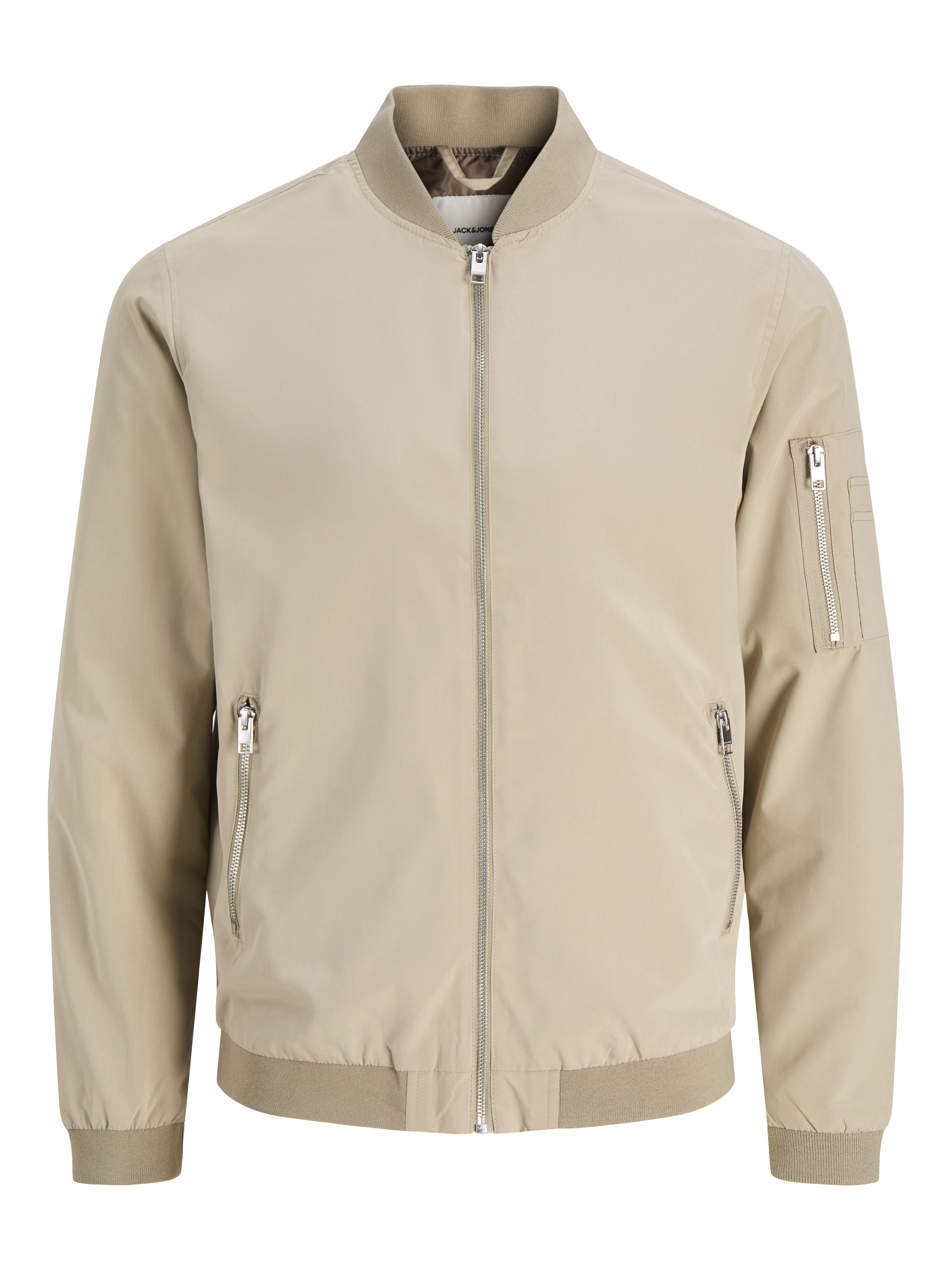 Regular Fit Baseball Bomber Jacket Beige Jack Jones®