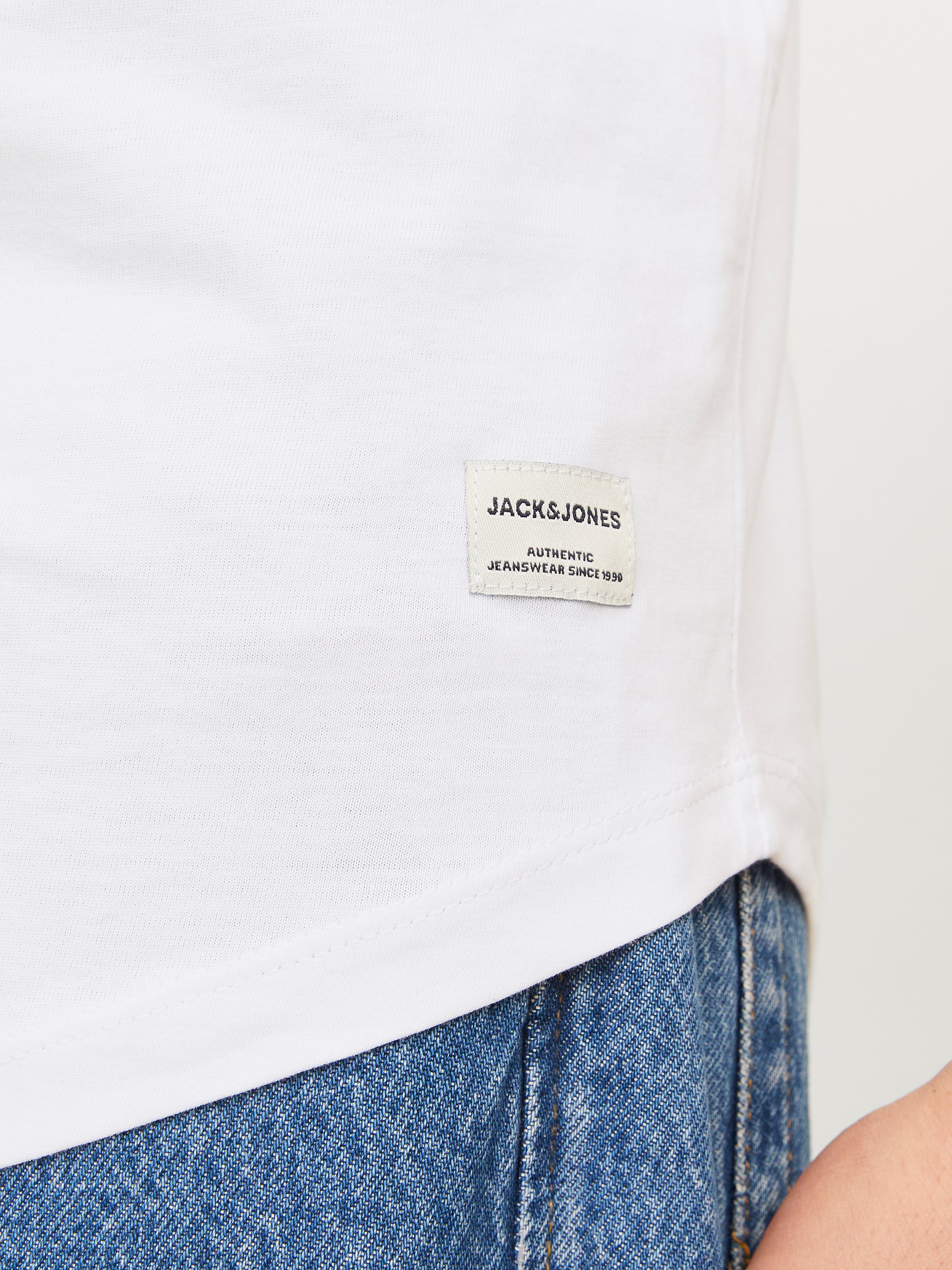 Long Line Fit O-Neck T-Shirt | Jack & Jones