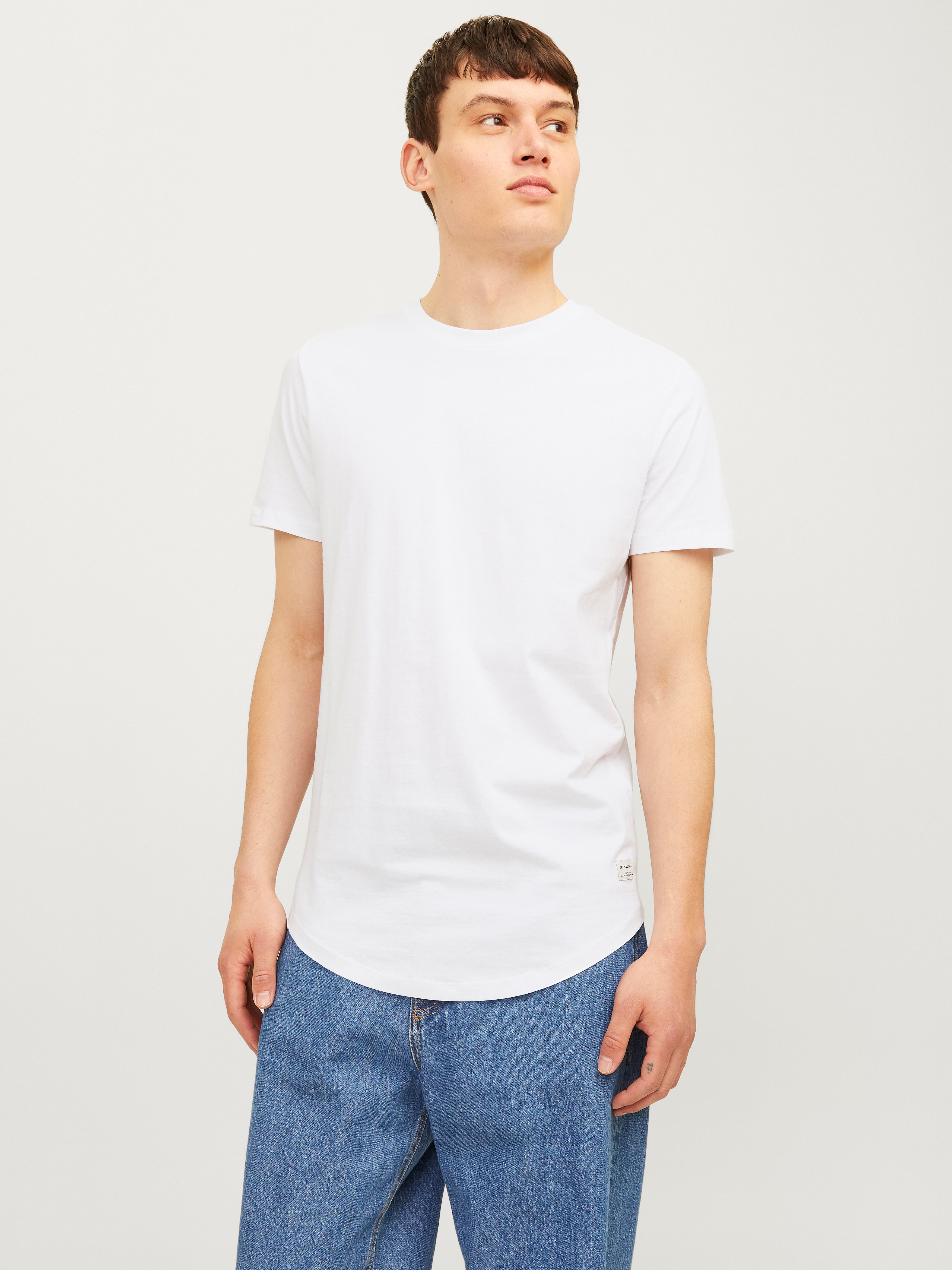 T-shirt Col rond Coupe longue | Jack & Jones
