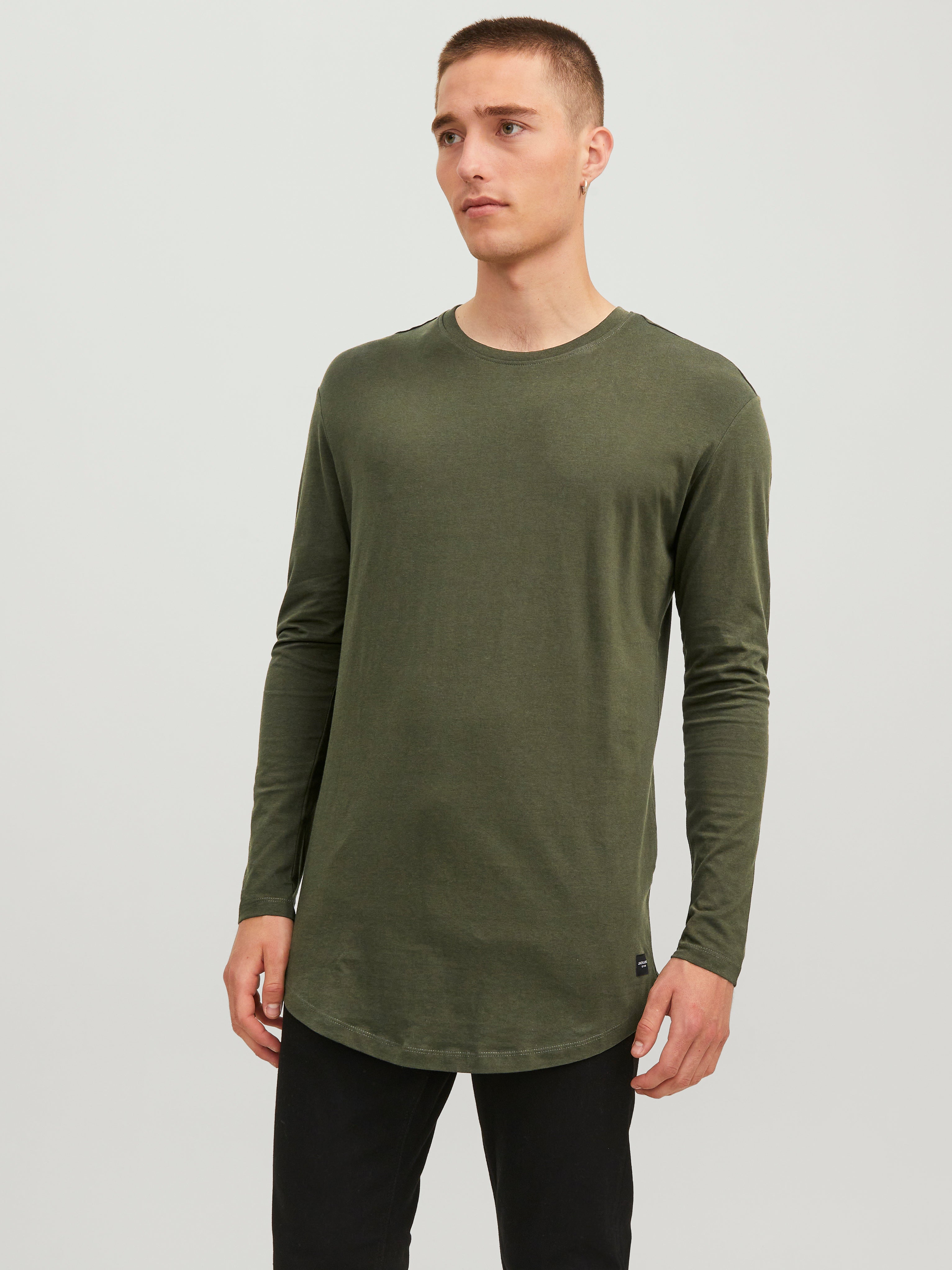 Long Line Fit O-Neck Noa T-Shirt | Jack & Jones