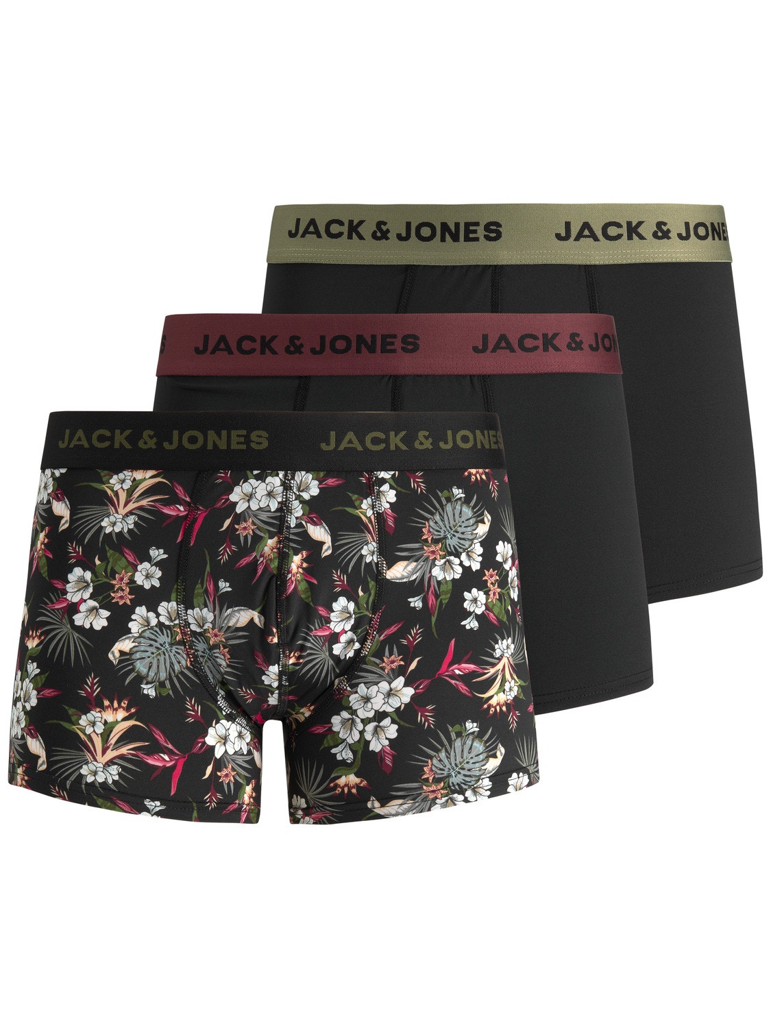 Jack & Jones Ensemble de 3 Boxers -Black - 12194284