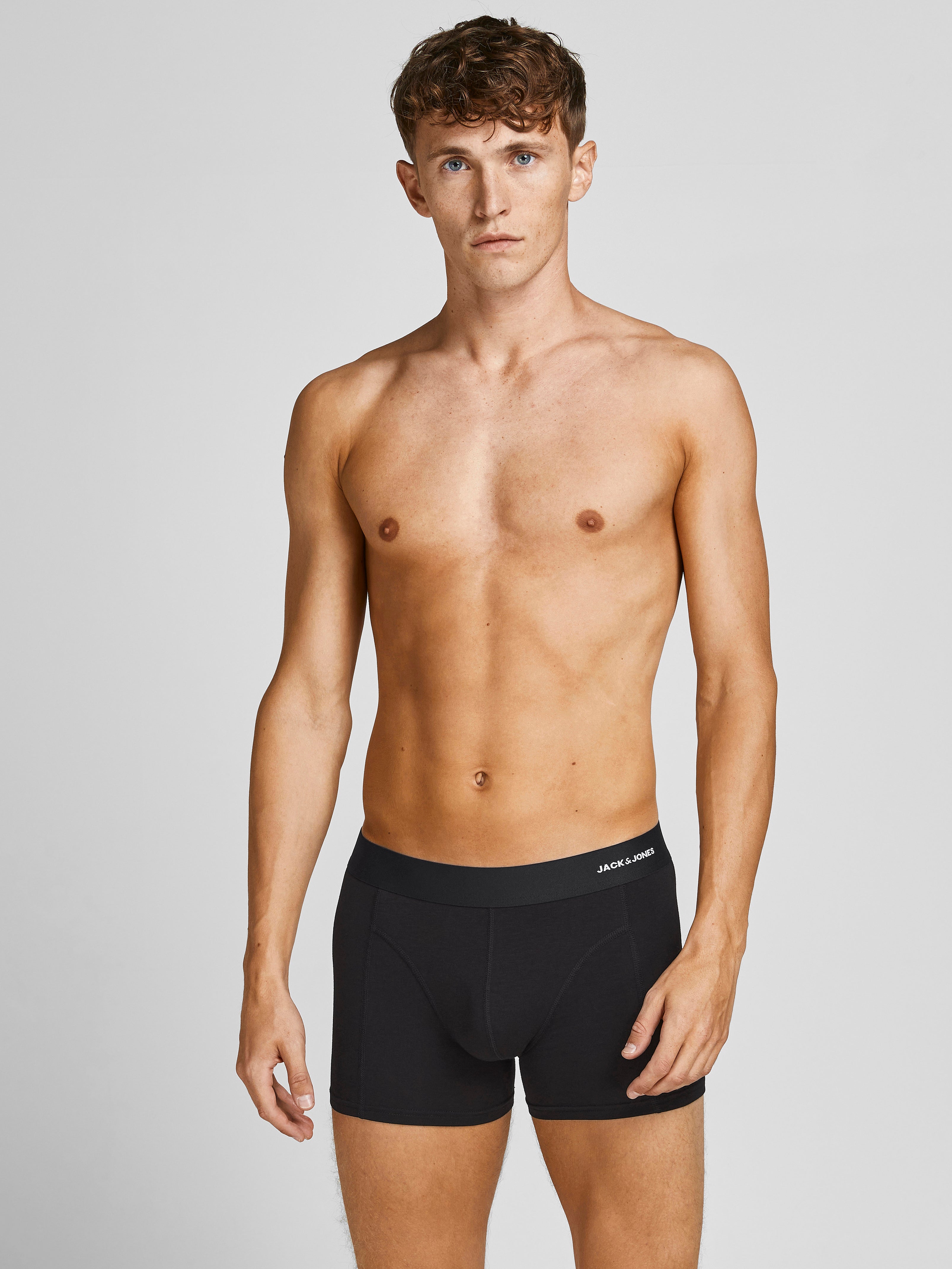3-pack Plain Bamboo Boxers | Jack & Jones