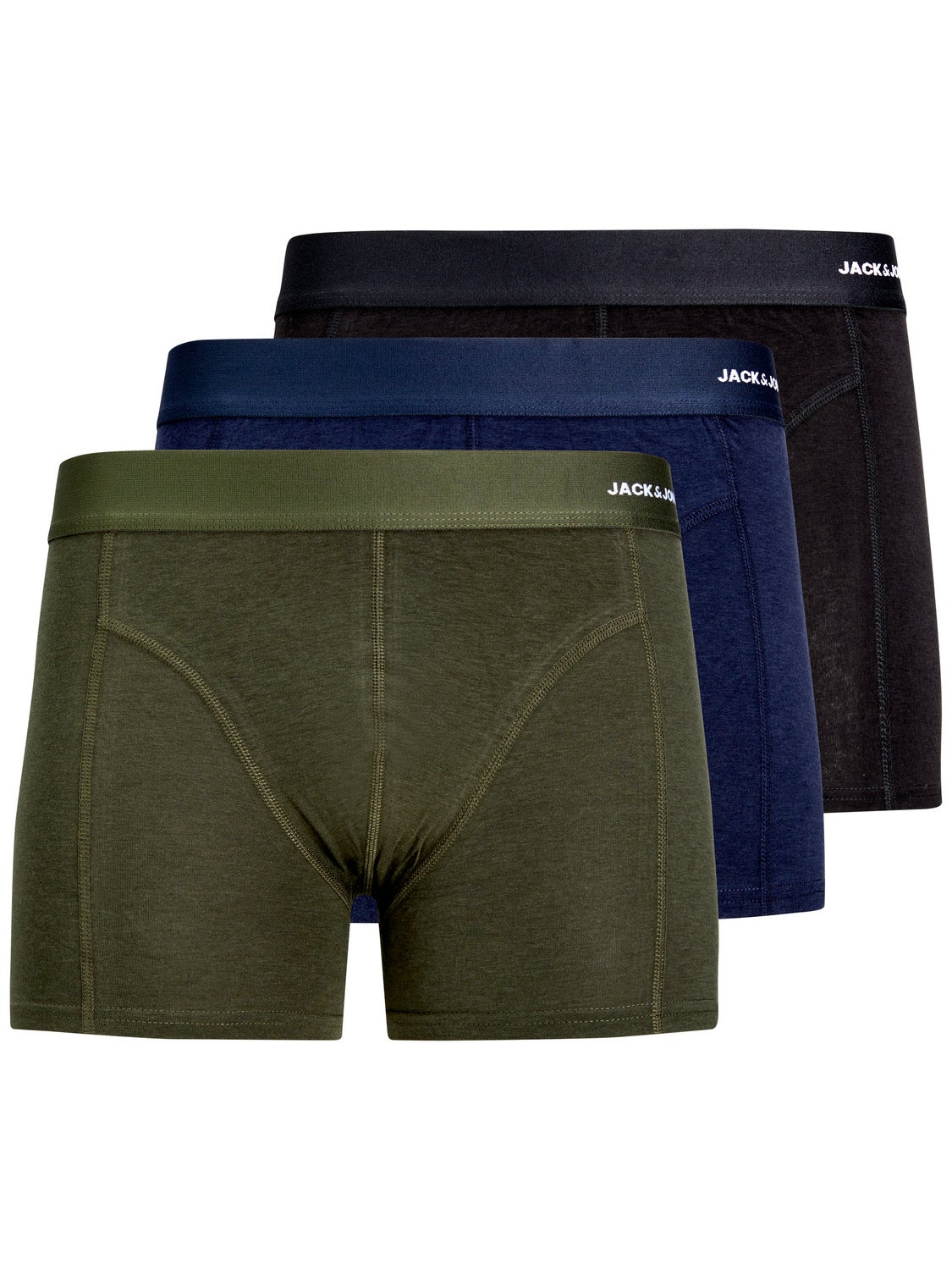 3-pack Plain Bamboo Boxers | Jack & Jones