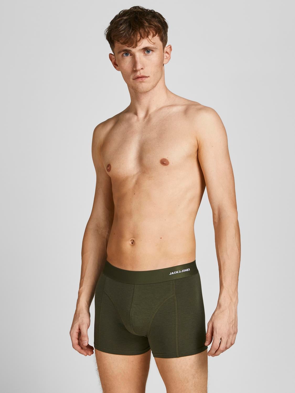 3-pack Plain Bamboo Boxers | Jack & Jones