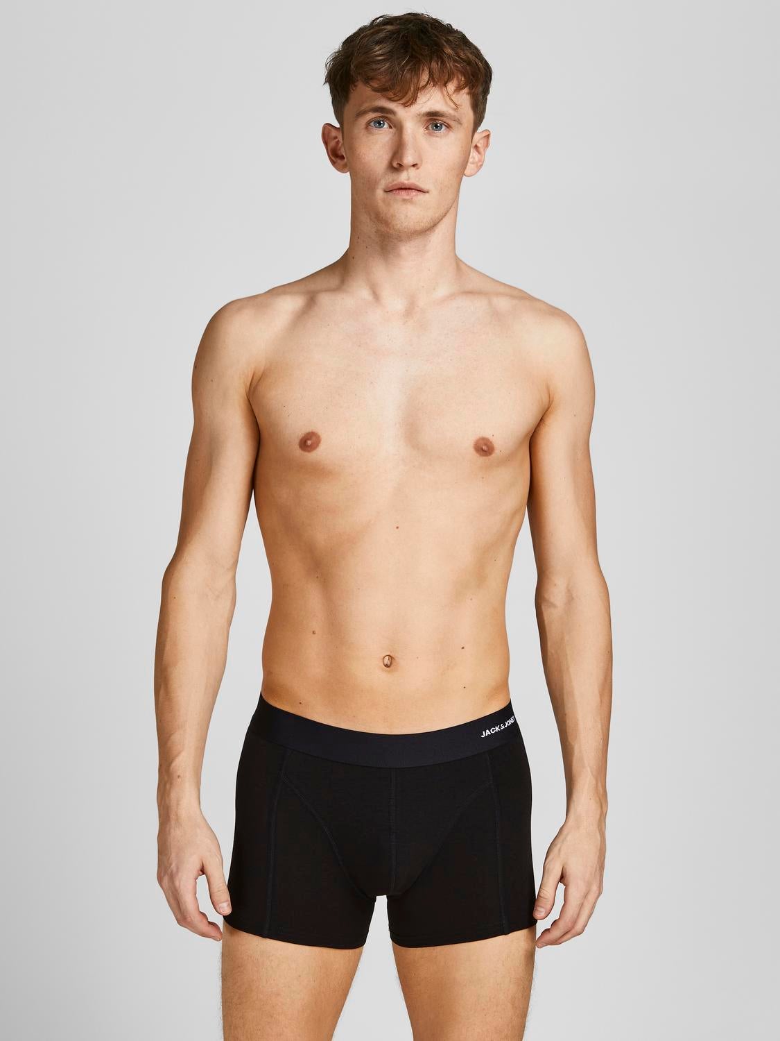 3-pack Plain Bamboo Boxers | Jack & Jones