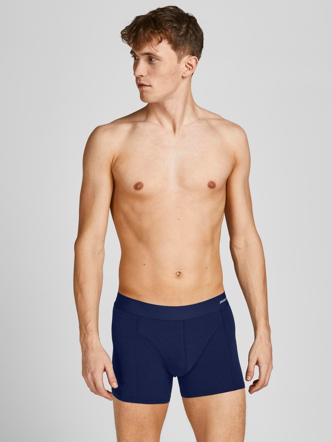 3-pack Plain Bamboo Boxers | Jack & Jones