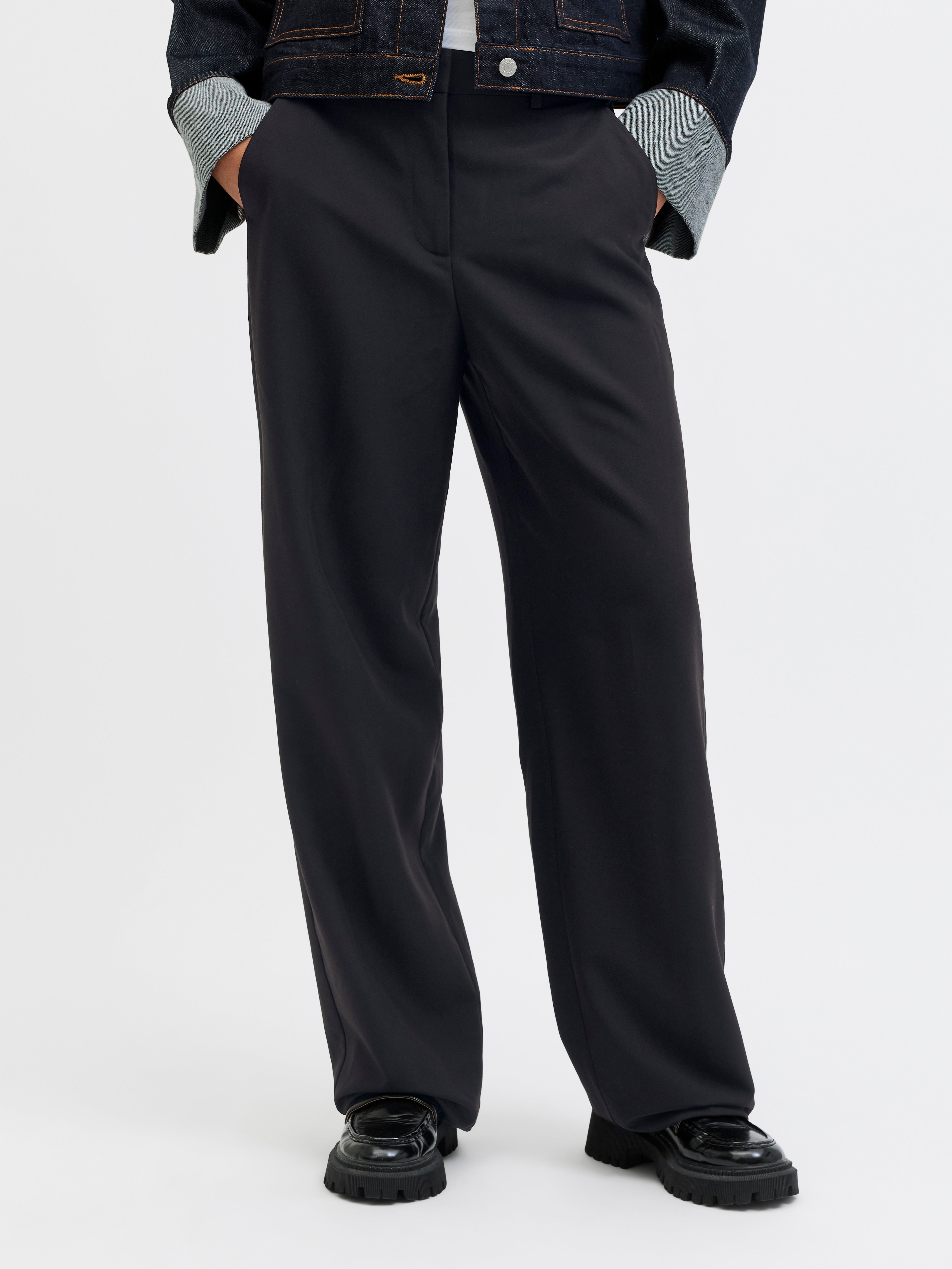 Jjxx - Regular Fit Pants - Female - Black - 32