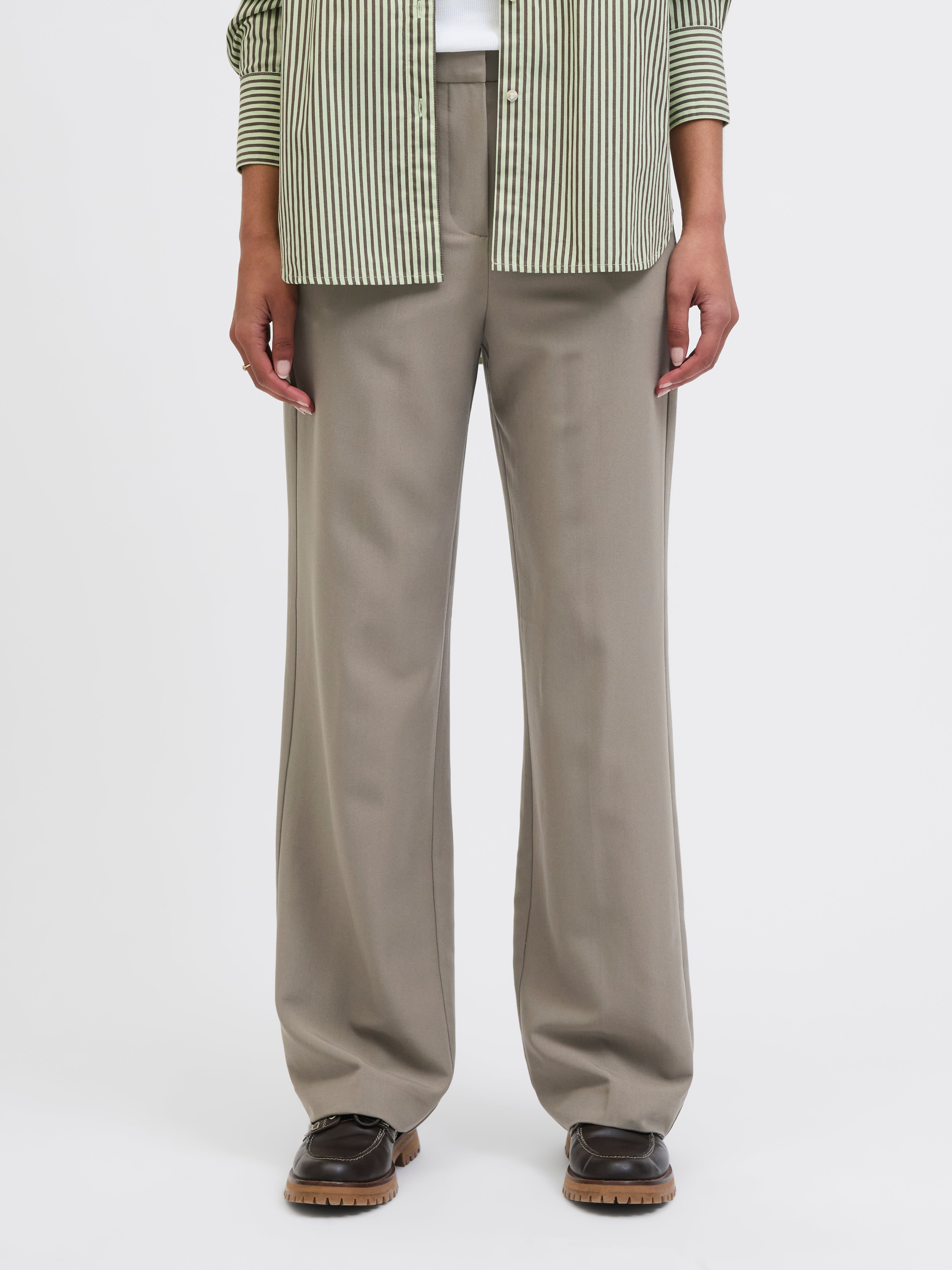 Jjxx - Regular Fit Pants - Female - Grey - 32