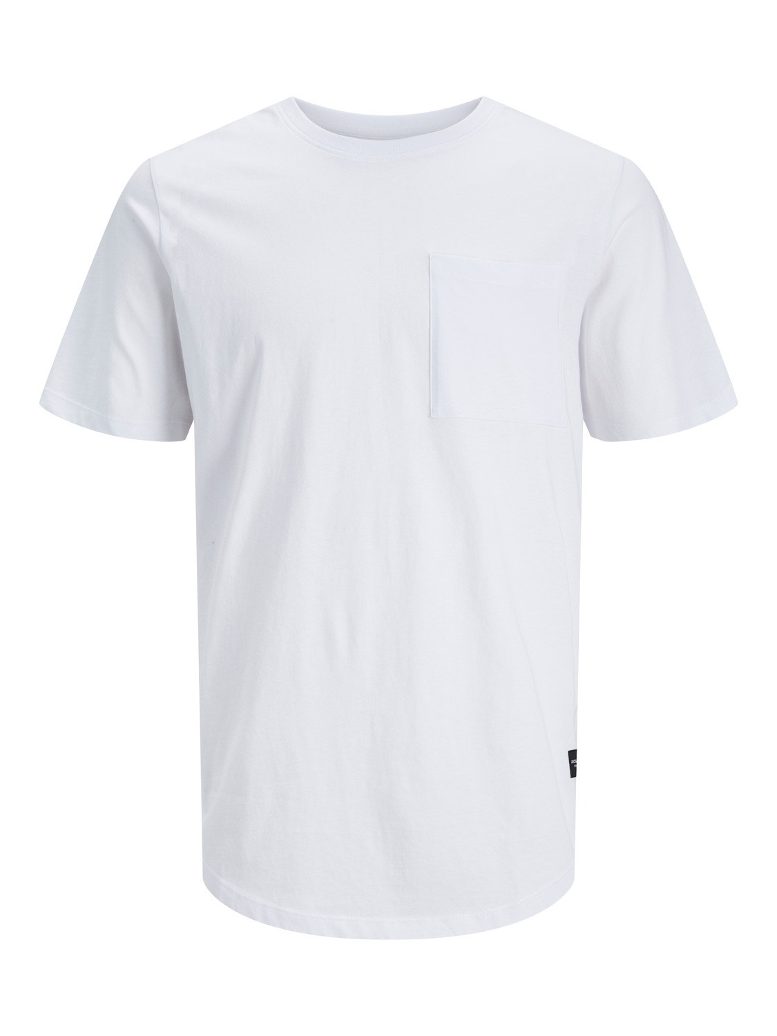 Jack & Jones T-shirt Noa Col rond Coupe longue -White - 12210945