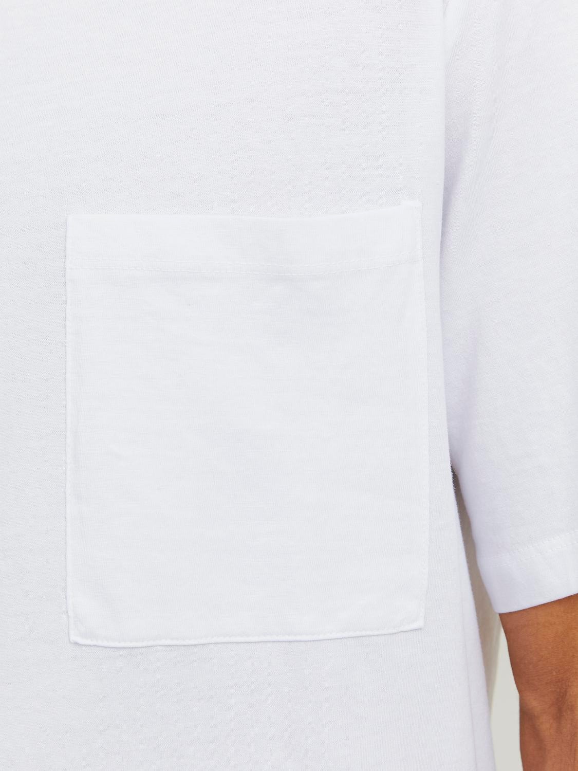 Jack & Jones T-shirt Noa Col rond Coupe longue -White - 12210945