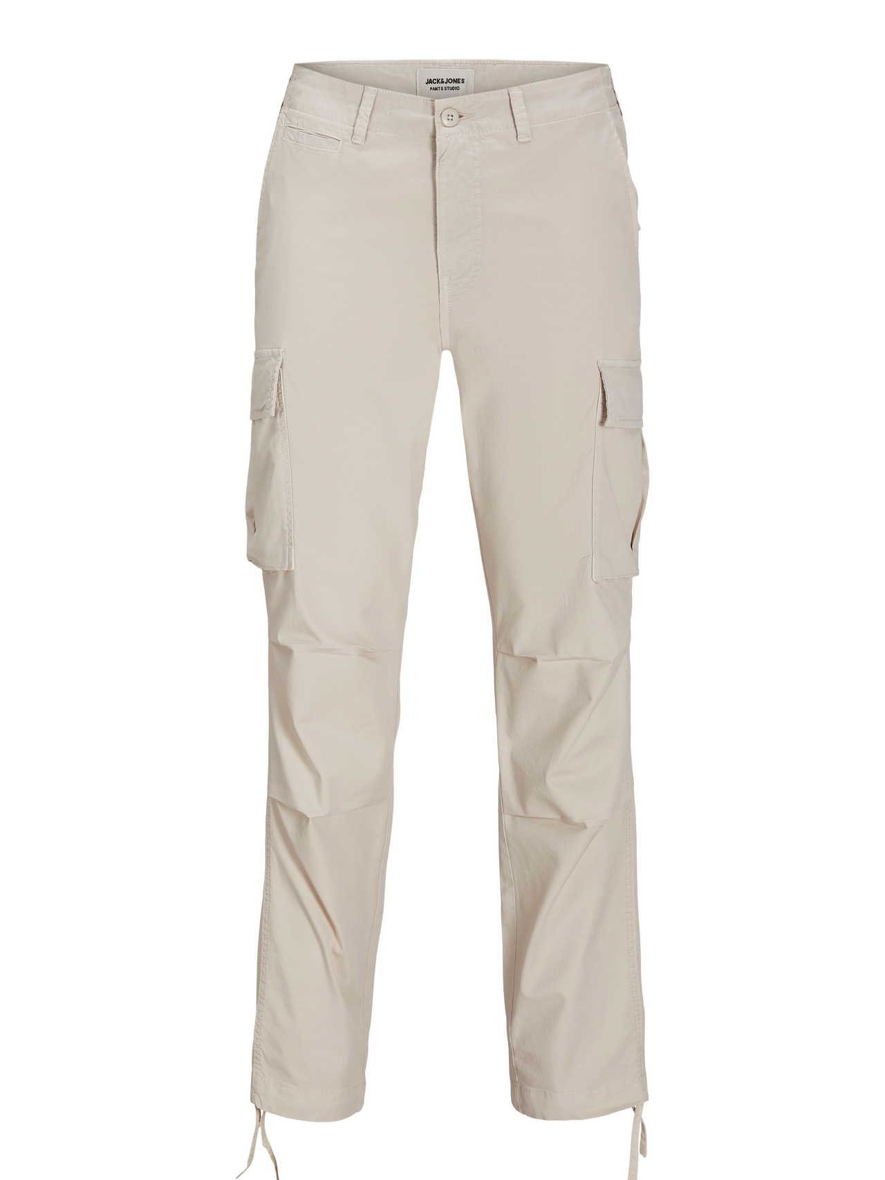 【oan】Bellows Fit Cargo Pants Tapered Fit Cargo Pants | Light Grey | Jack & Jones®