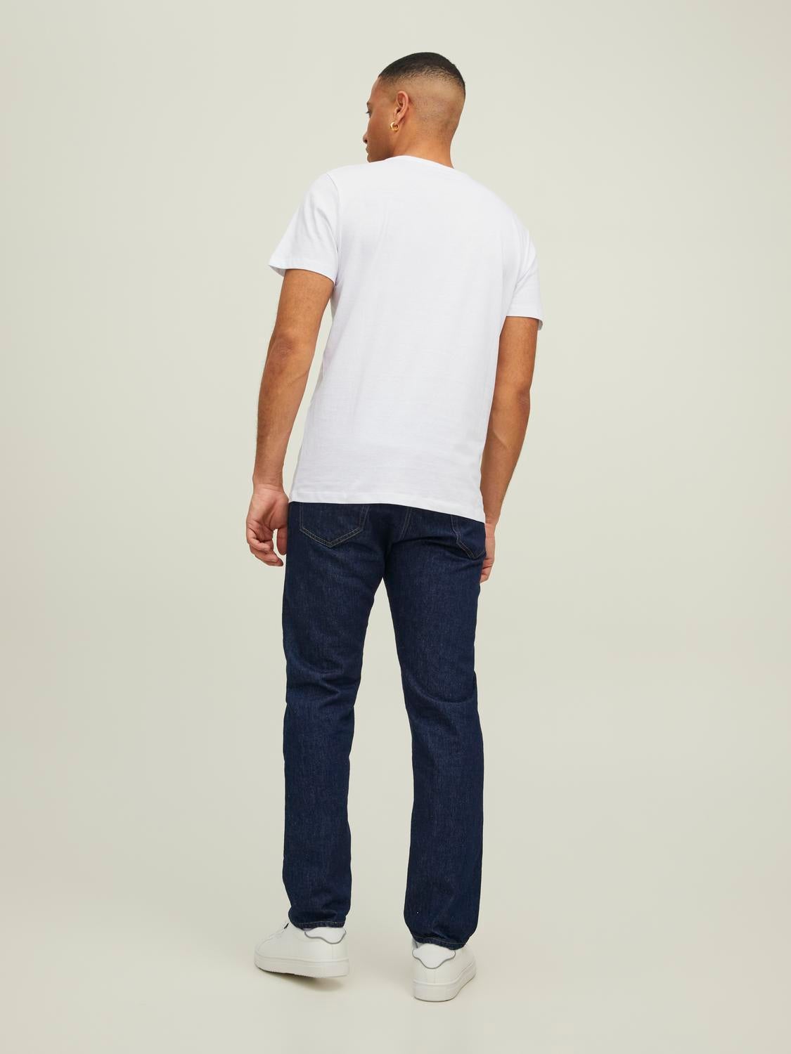 Regular Fit Round neck Set sleeves T-shirt | Jack & Jones