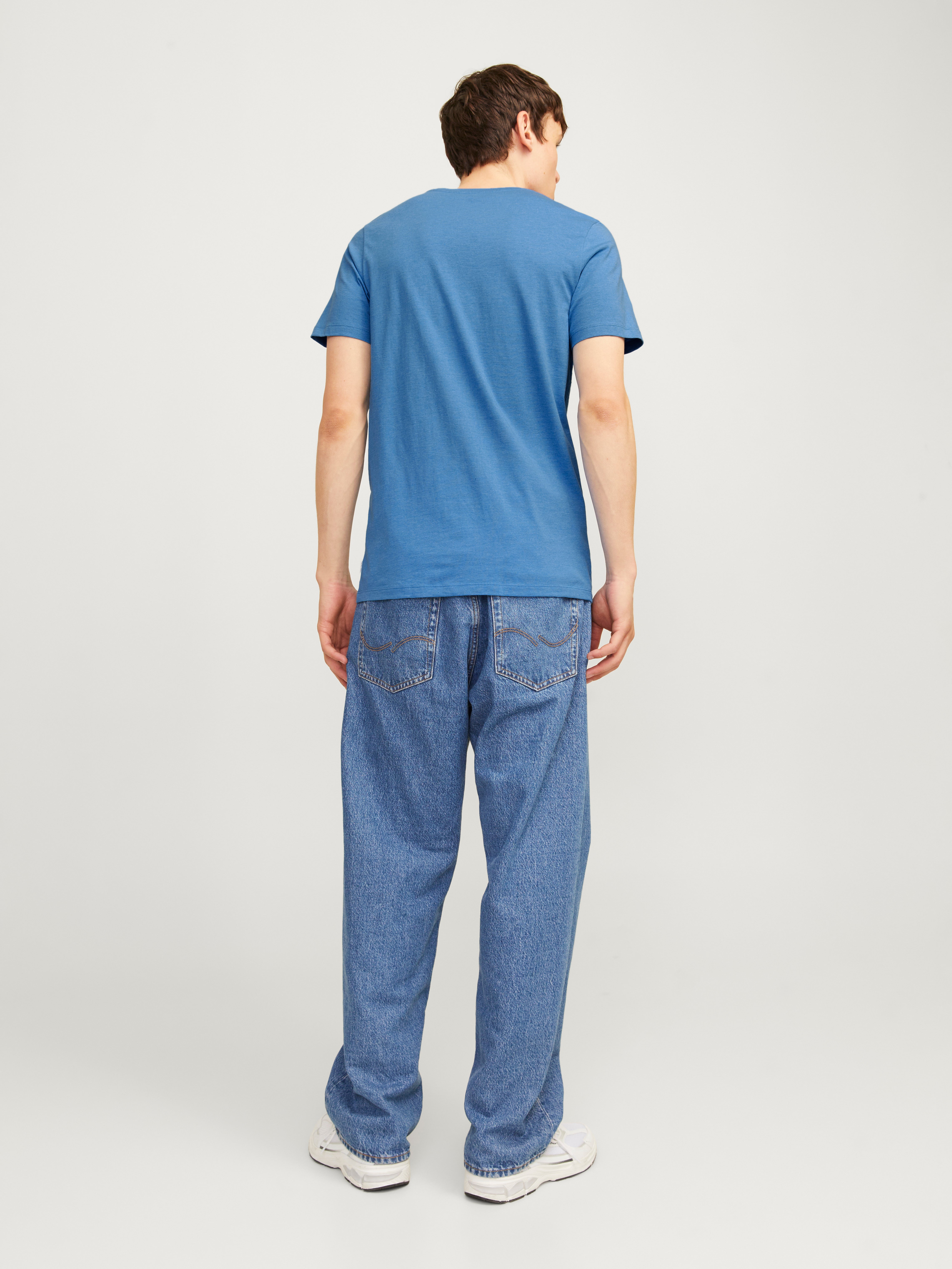 Standard Fit O-Neck T-Shirt | Medium Blue | Jack & Jones®