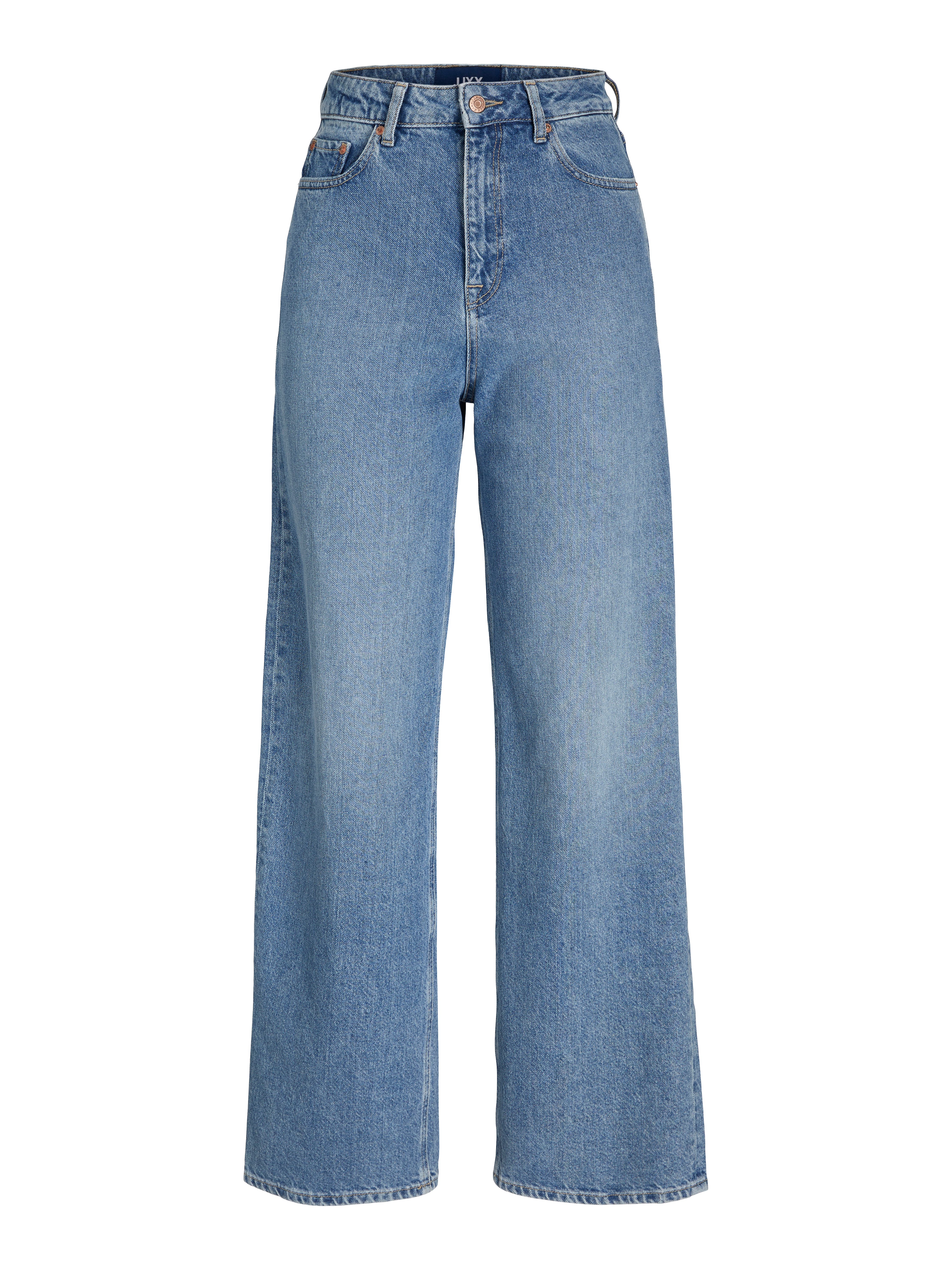 TOKYO High-Rise Wide Leg Fit Jeans | Light Blue | Jack & Jones® TOKYO High-Rise Wide Leg Fit Jeans | Light Blue | Jack & Jones®