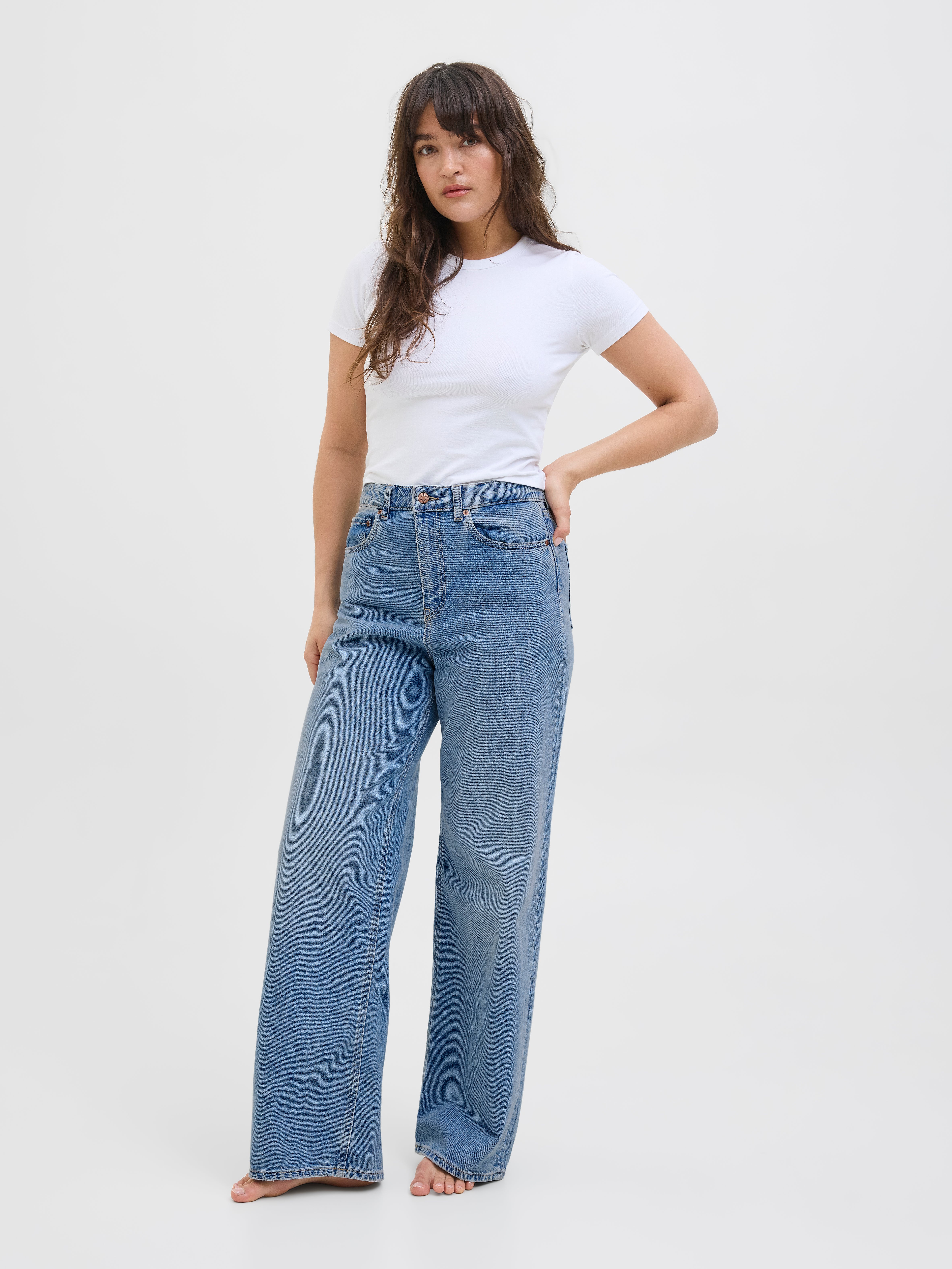 Wide-Leg Fit High waist Jeans | Jack & Jones®
