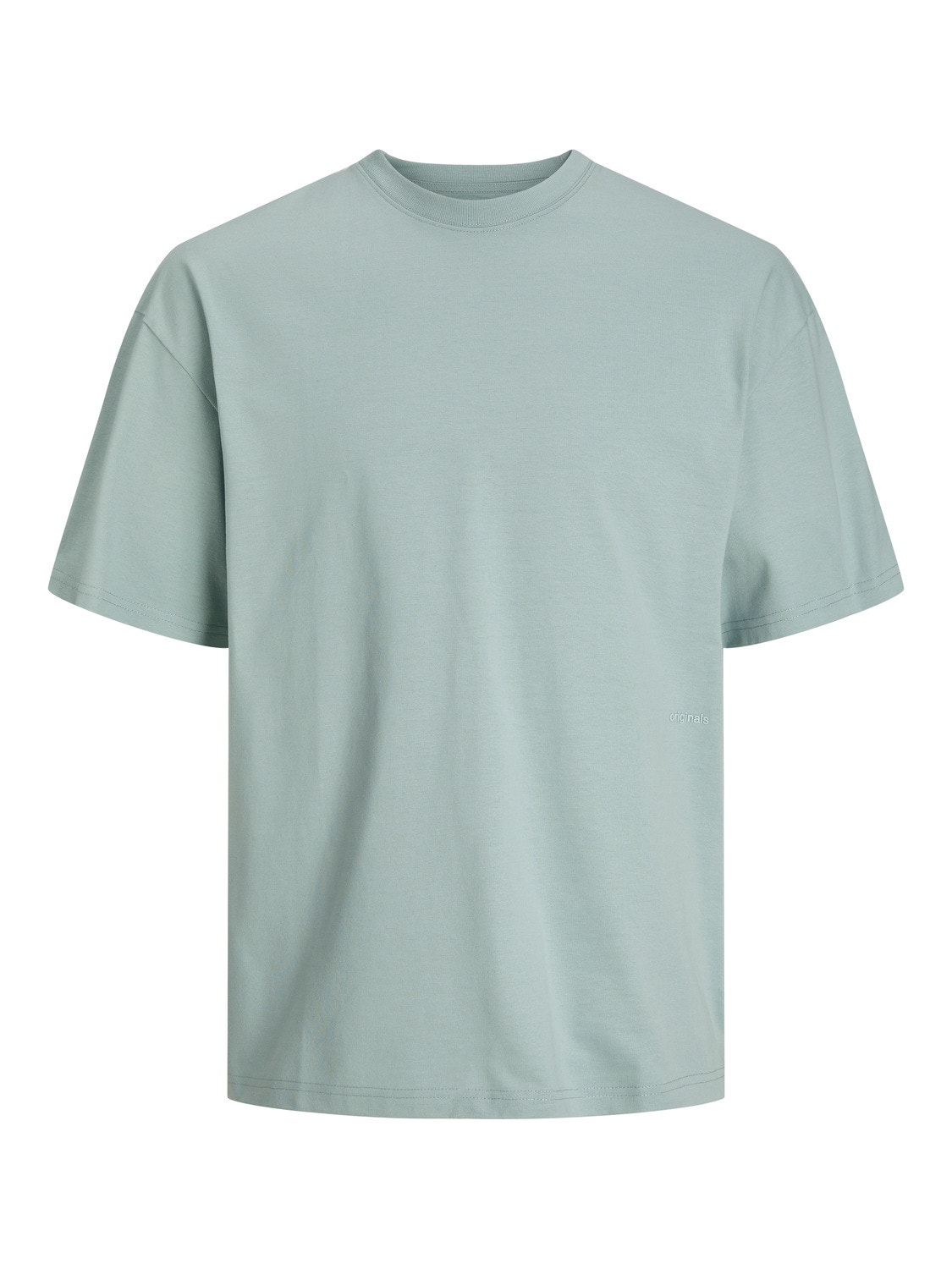 Jack & Jones T-shirt Col rond Coupe ample -Gray Mist - 12227086