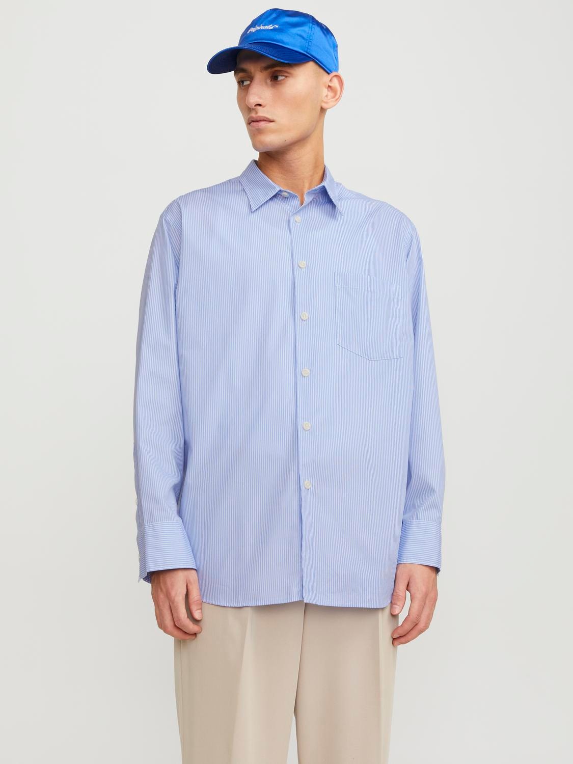 Jack & Jones Extra Oversize Fit Shirt -Dazzling Blue - 12227661