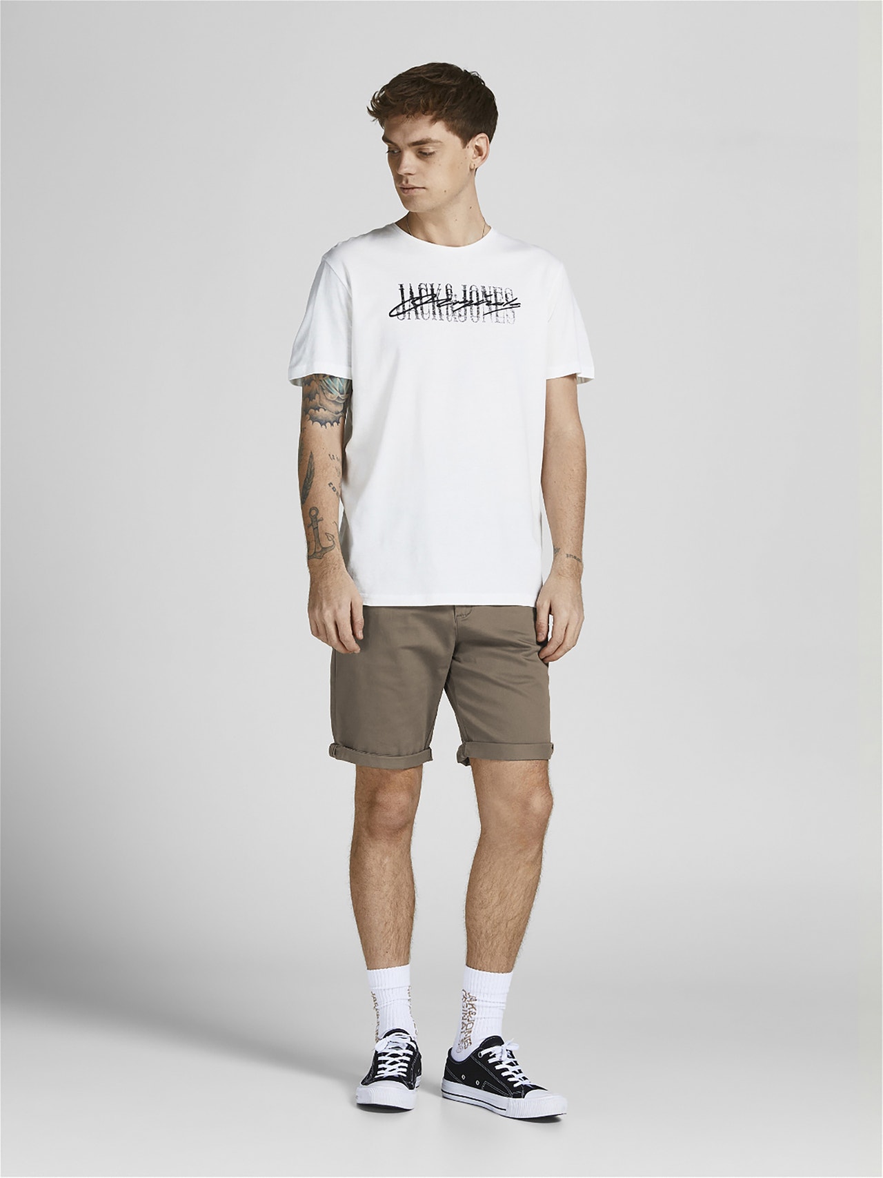 Jack & Jones Regular Fit Chino shorts -Bungee Cord - 12229794