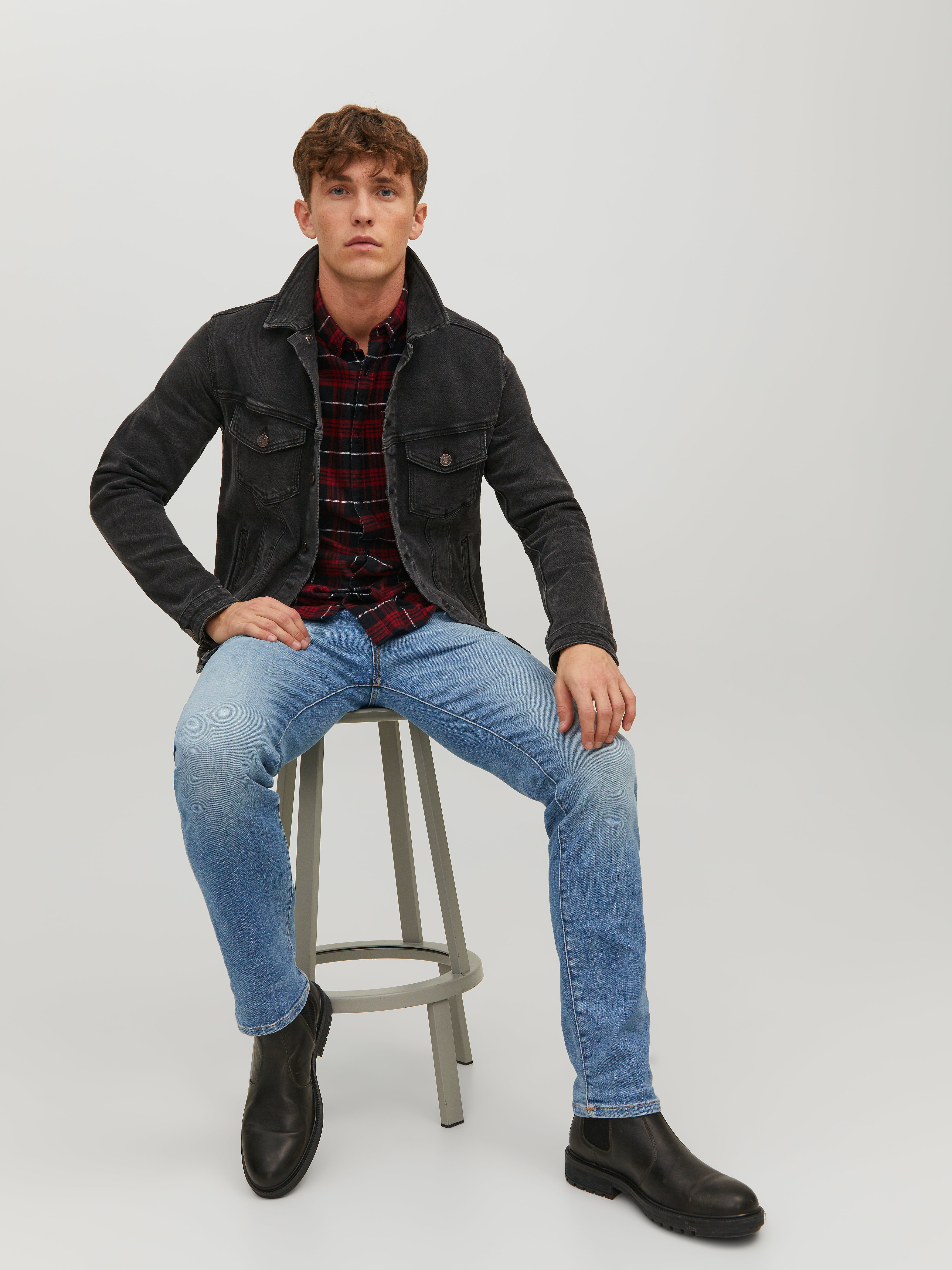 TIM 074 Slim Straight Fit Jeans | Jack & Jones®