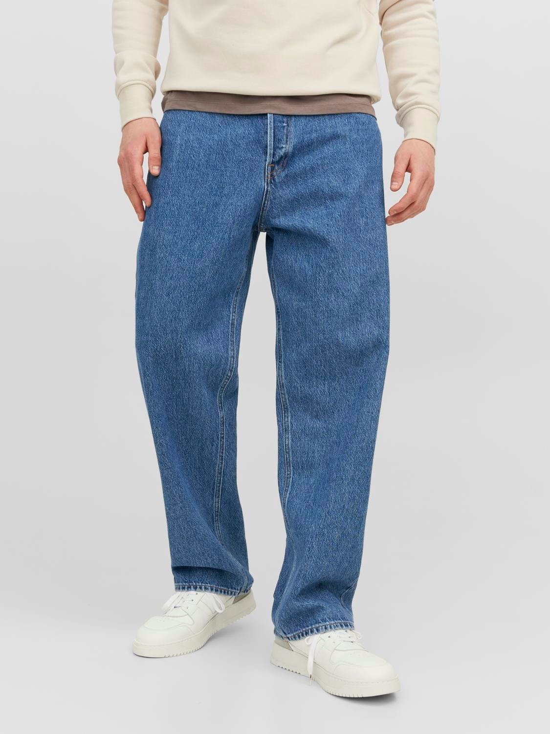 Jack & Jones Baggy Fit Jeans -Blue Denim - 12236078