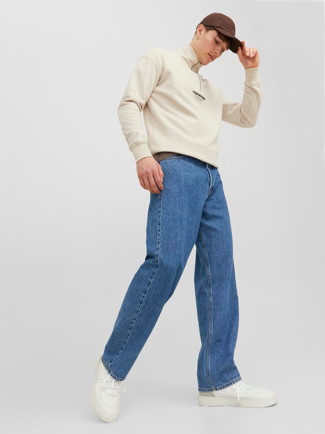 Jack & Jones Baggy Fit Jeans -Blue Denim - 12236078
