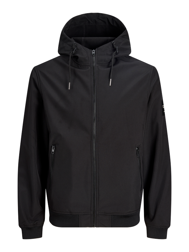 Adjustable hood Jacket | Black | Jack & Jones® Adjustable hood Jacket | Black | Jack & Jones®