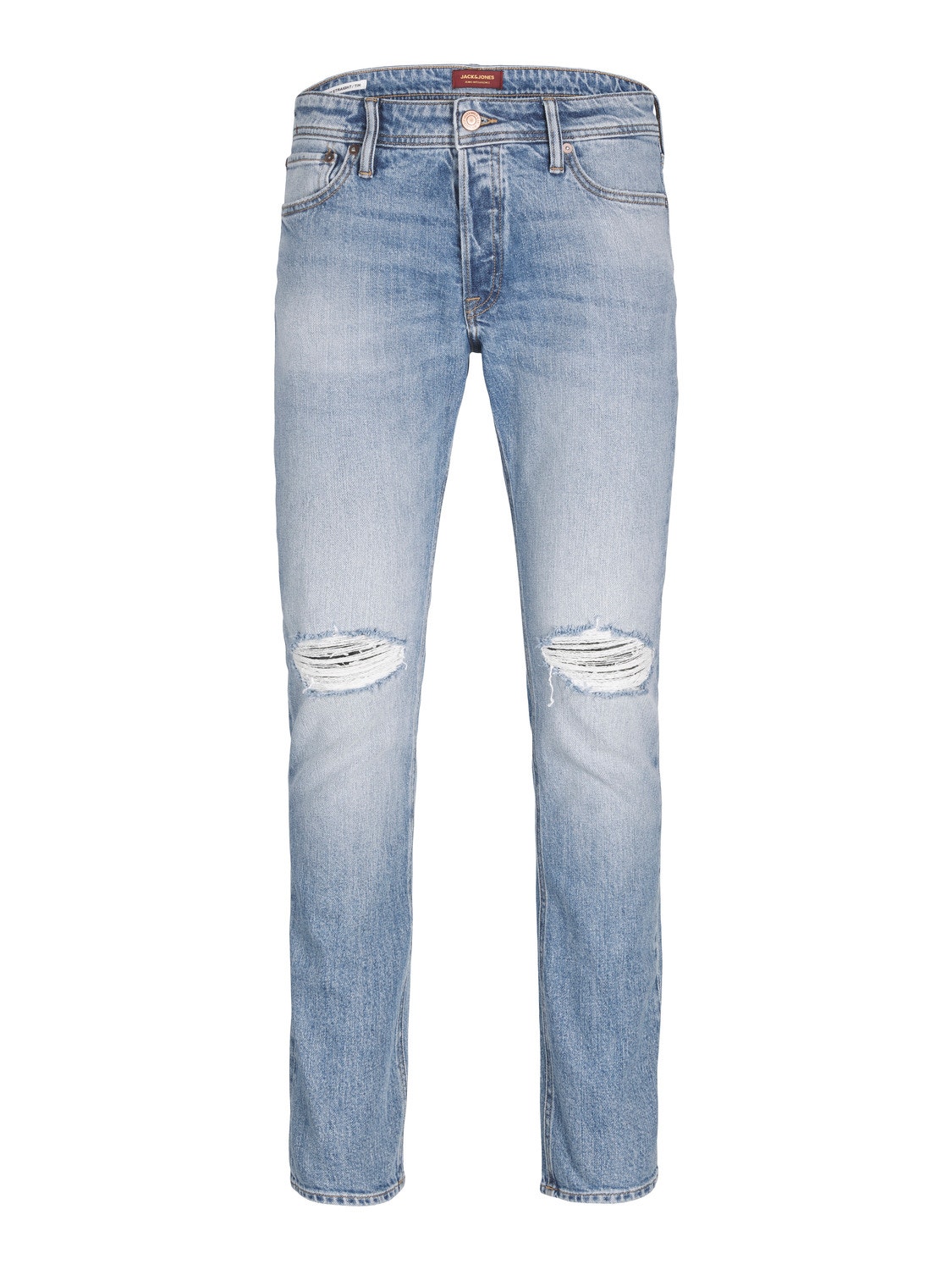 Jack & Jones Slim Straight Fit Jeans -Blue Denim - 12237298
