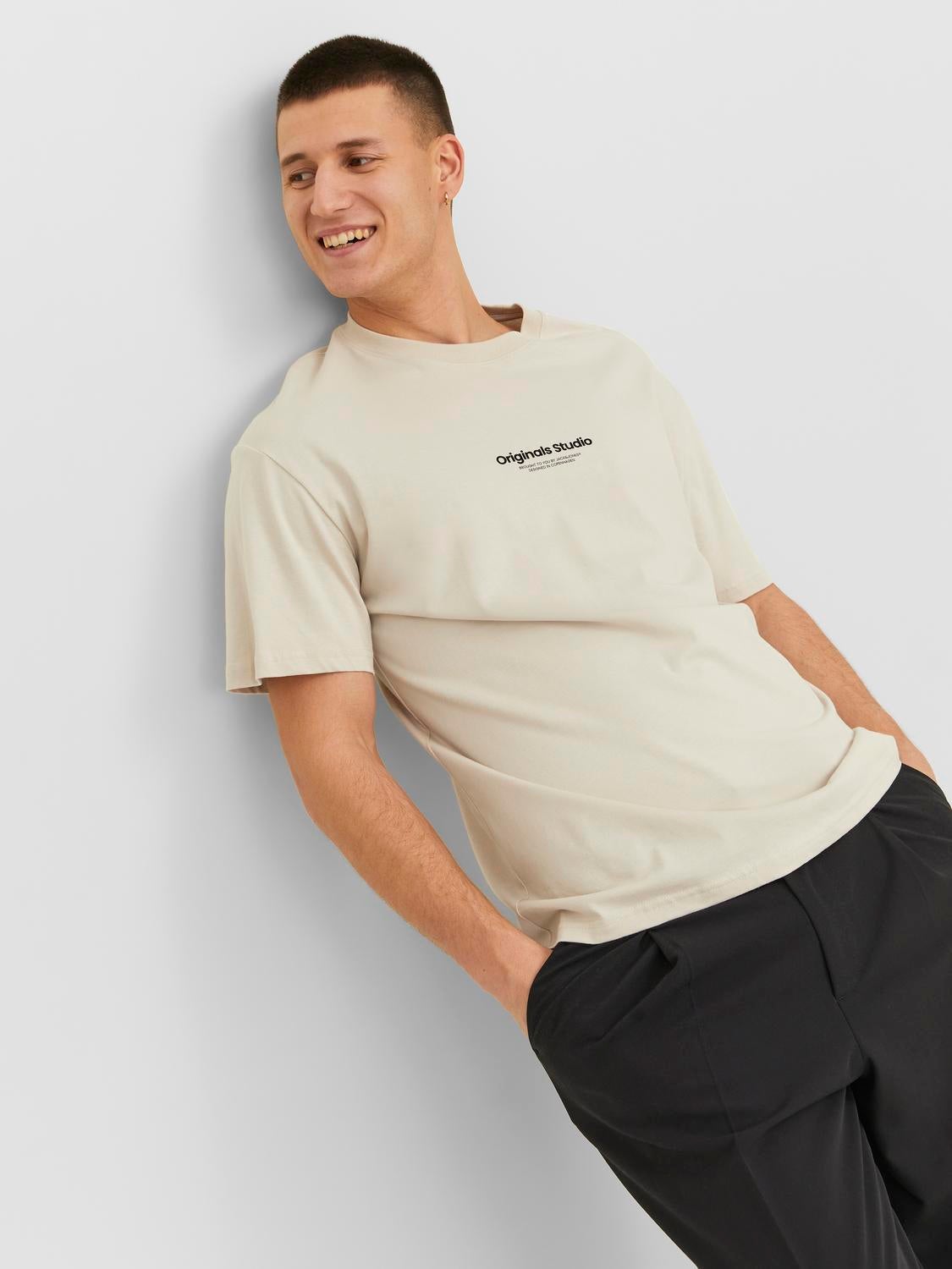 Relaxed Fit Crew neck T Shirt