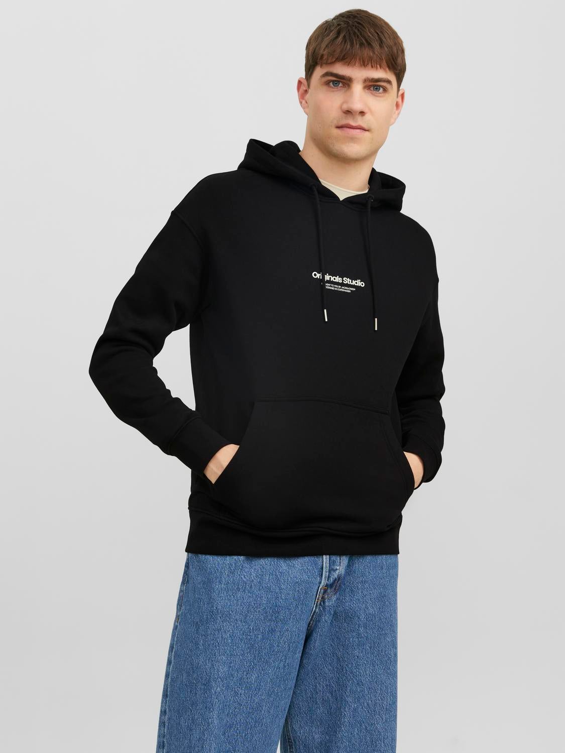 Jack Jones Vesterbro Hoodie Black L Man