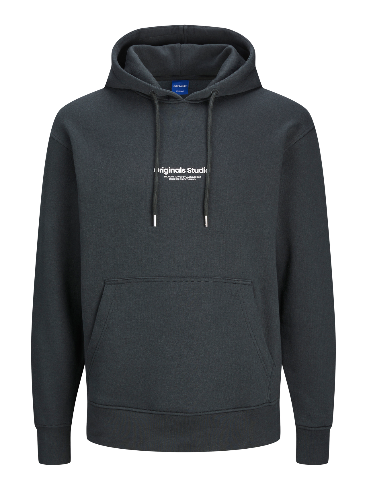 Relaxed Fit Hoodie Dark Grey Jack Jones