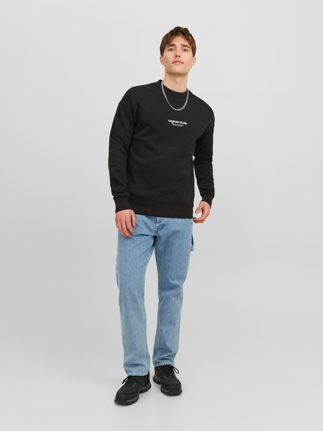 Relaxed Fit Crew neck Sweatshirt | Jack & Jones®